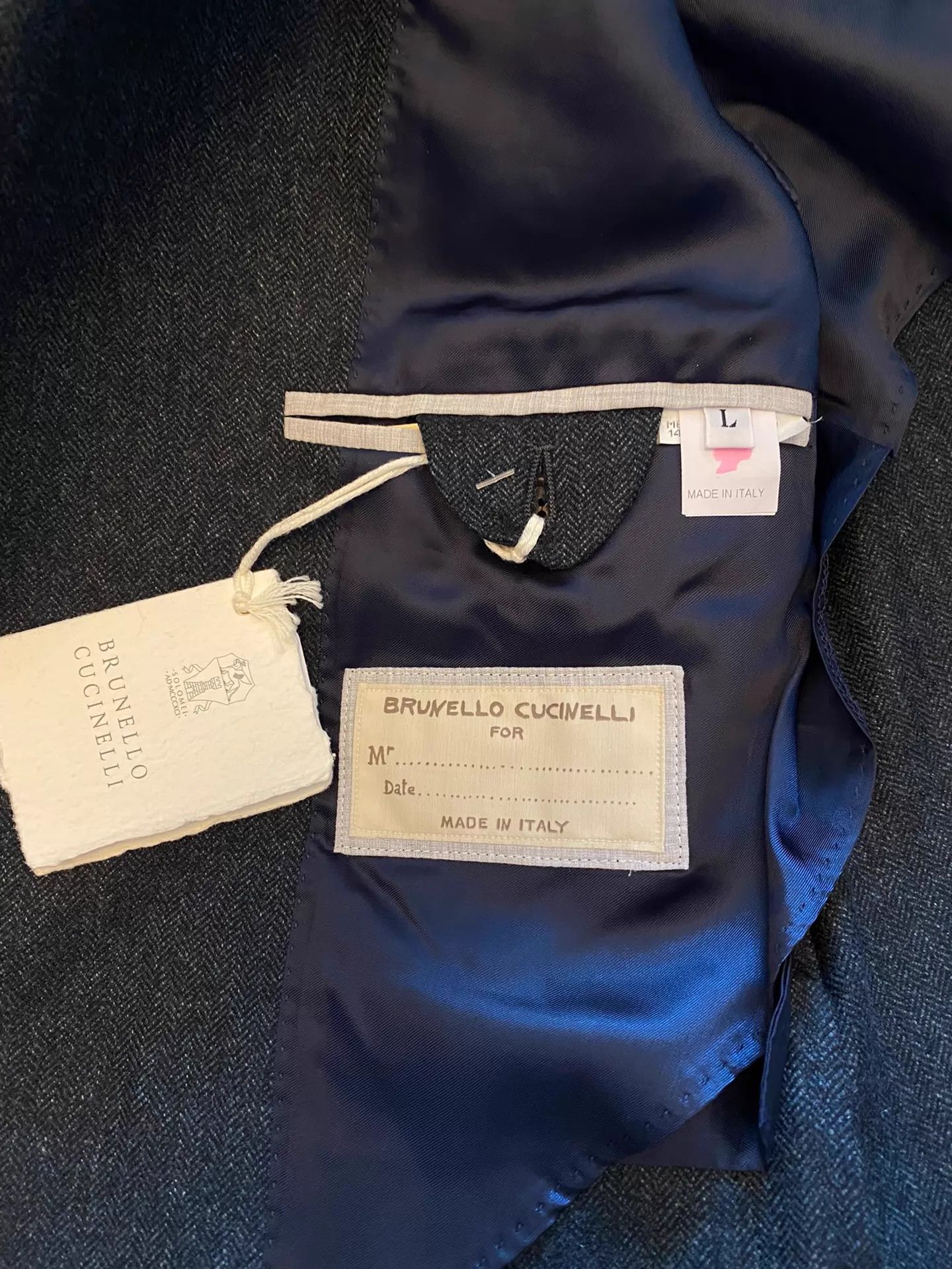 Brunello Cucinelli BC 100% Cashmere Blazer 50 Size 50R - 7 Thumbnail