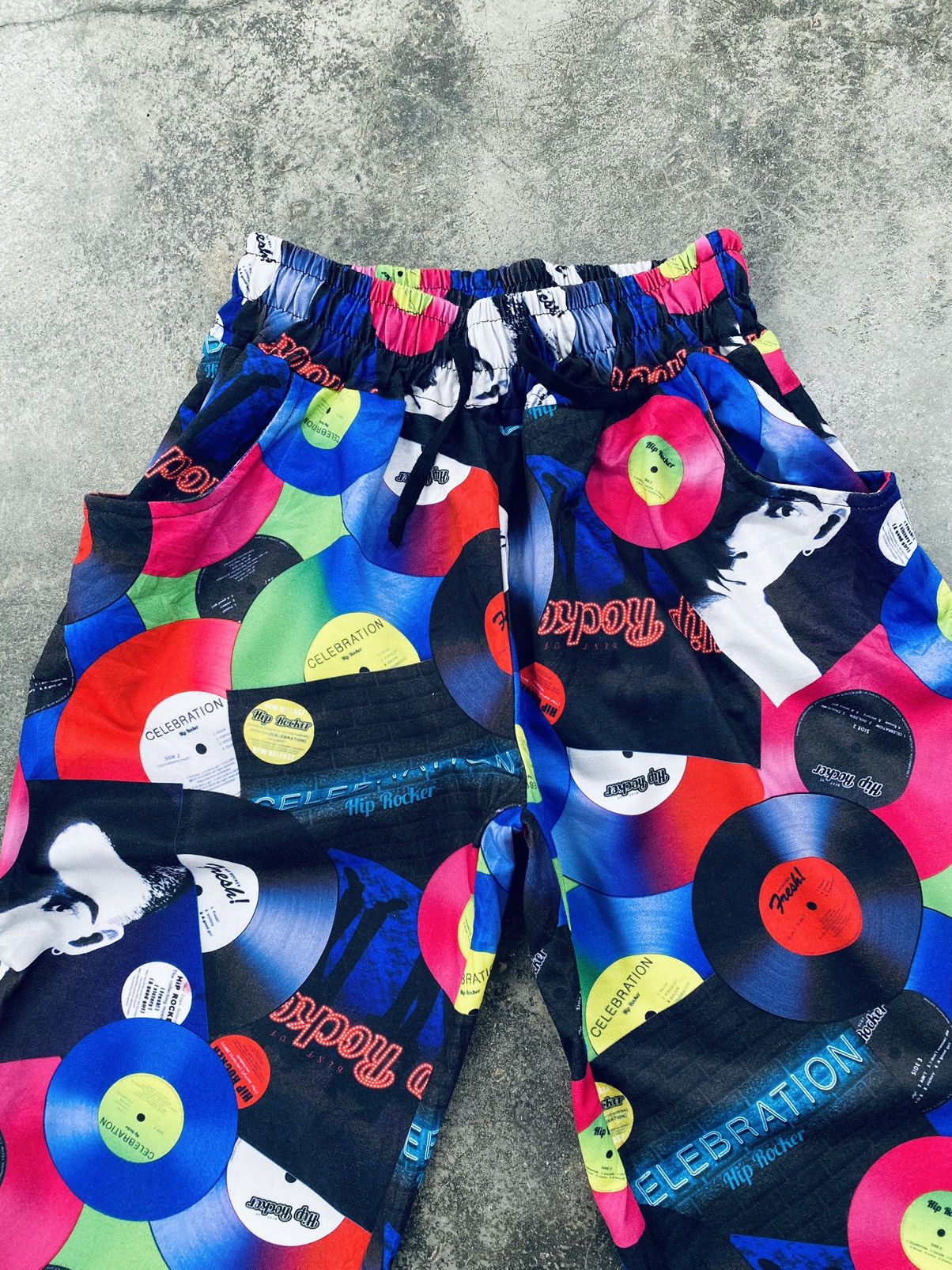 Japanese Brand Vintage Hip Rock Printed Vinyl Pants Size US 28 / EU 44 - 4 Thumbnail