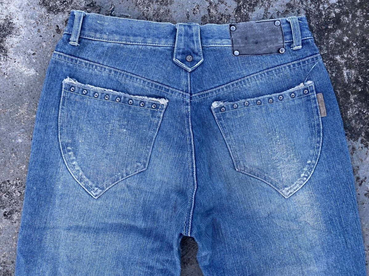 Japanese Brand BerningSho Studded Bootcut Jeans Size US 29 - 8 Thumbnail