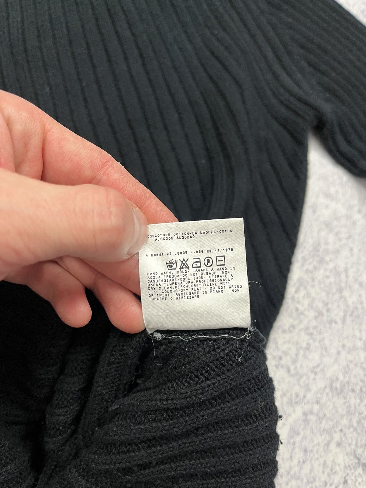Dolce & Gabbana Dolce Gabbana Ribbed Knit Sweater Japanese Avant Garde Y2k Size US XL / EU 56 / 4 - 9 Thumbnail