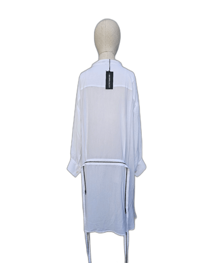 Ann Demeulemeester Ann Demeulemeester Women's Silk Shirt Dress Size M / US 6-8 / IT 42-44 - 1 Thumbnail
