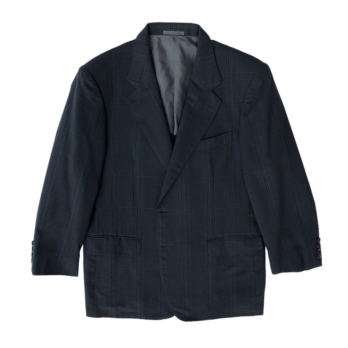 Burberry Vintage Burberrys Prorsum Men’s Checked Wool Blazer / Coat Size 38L - 7 Thumbnail