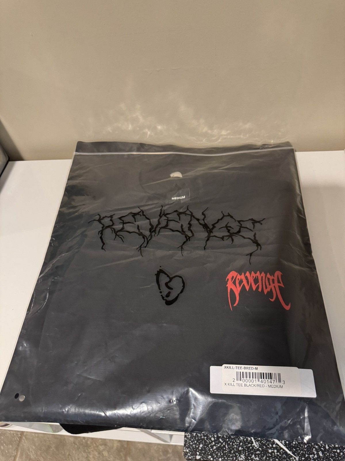 Revenge Revenge XXXTENTACION Kill Tee Black/Red Bred Size Medium Size US M / EU 48-50 / 2 - 10 Thumbnail