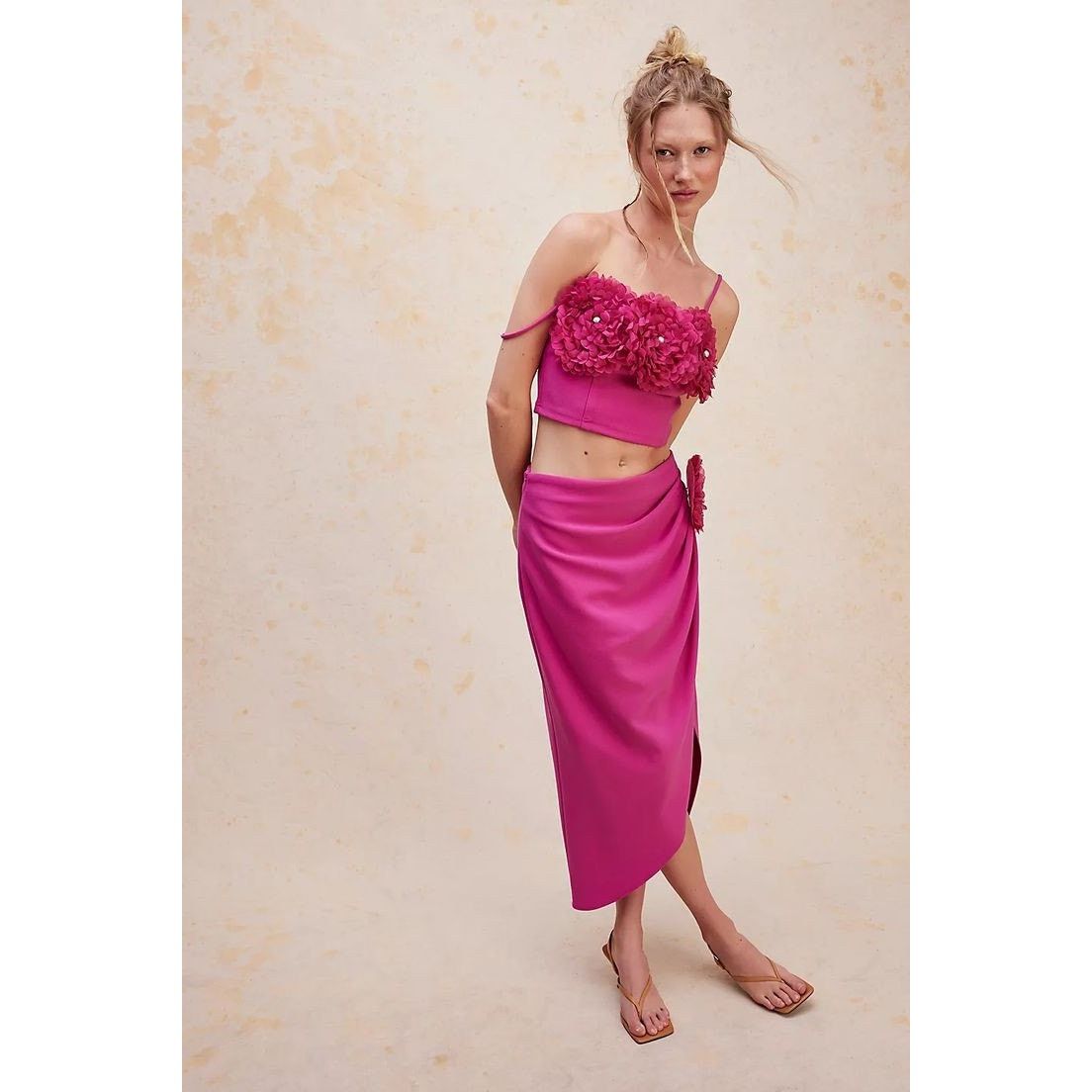 New FREE PEOPLE Elliatt Prisca Set $395 MEDIUM Pink