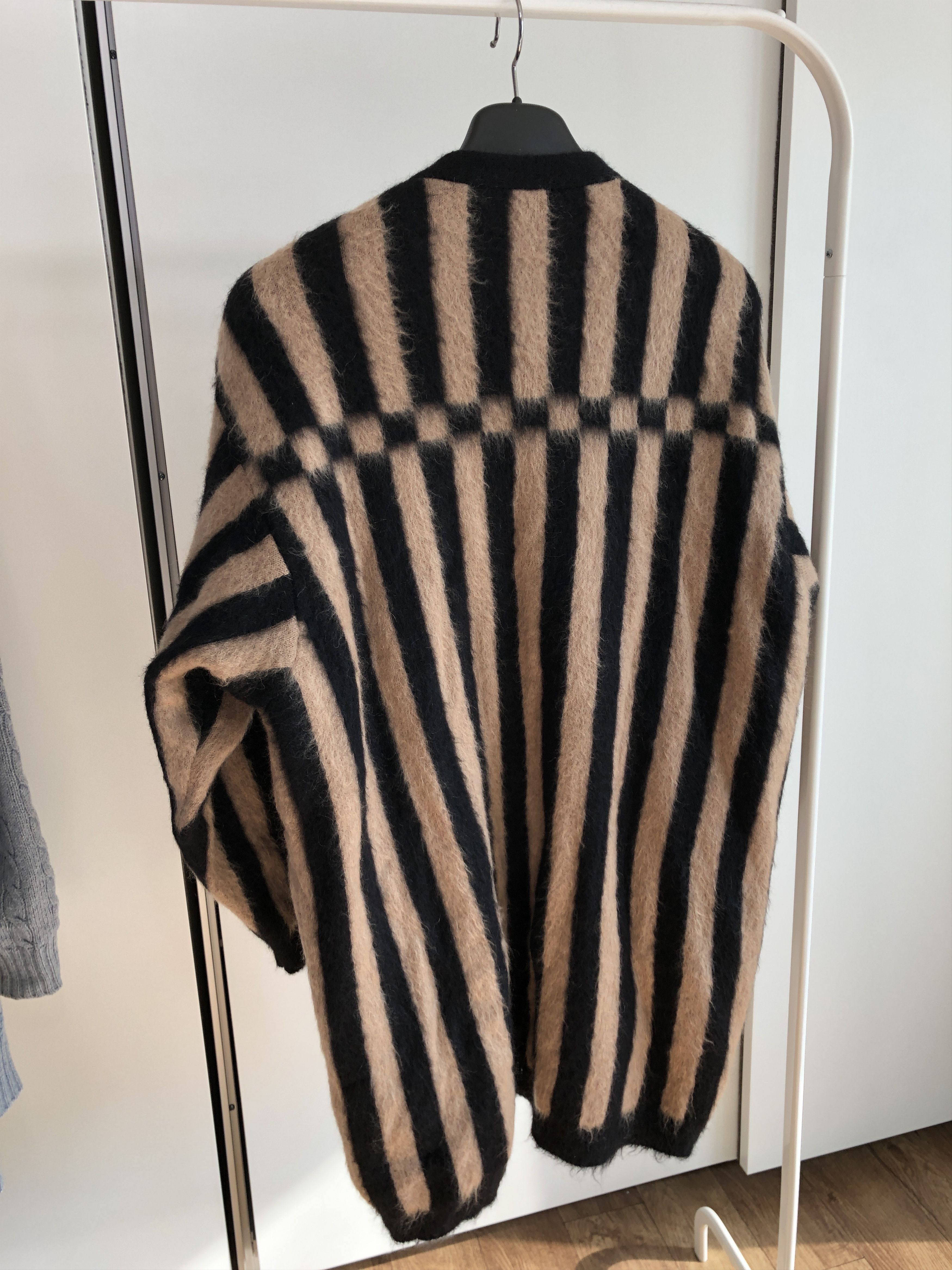 Loewe LOEWE Mohair Striped Oversized Cardigan Size US L / EU 52-54 / 3 - 2 Thumbnail