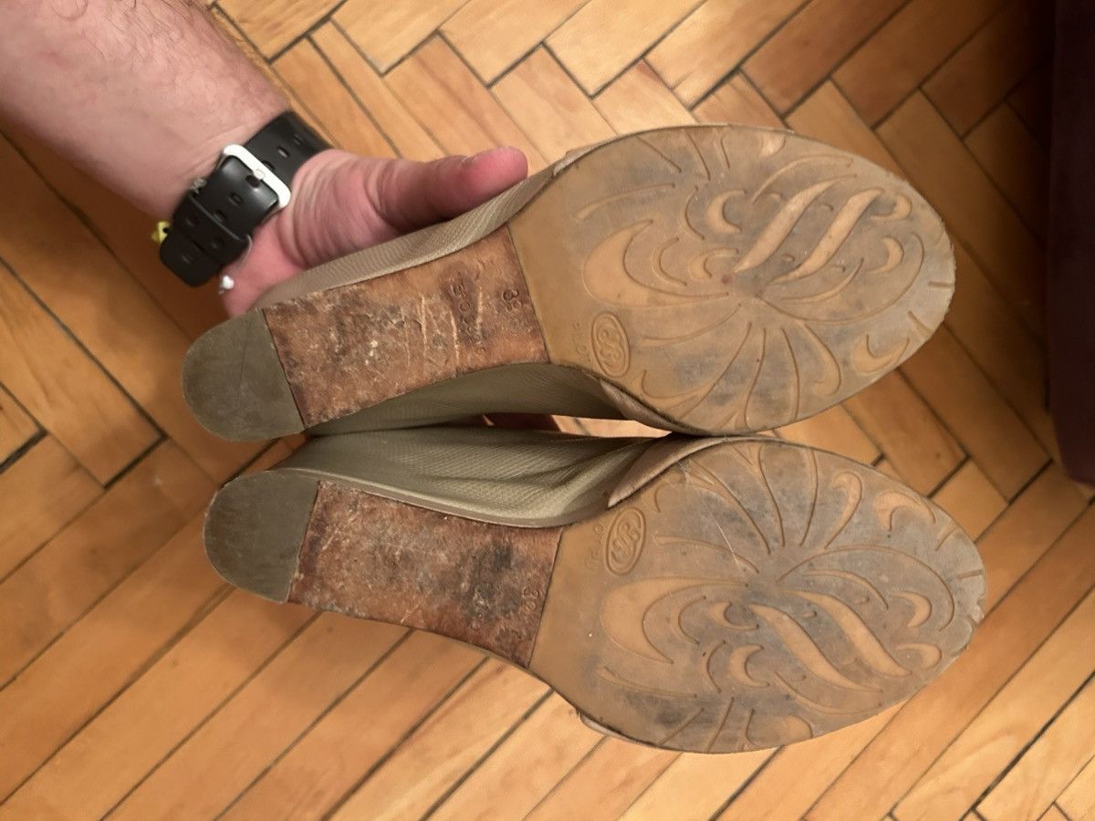 See by Chloe Vintage See By Chloe Wedge Mules Anna Beige y2k luxury Size US 9 / IT 39 - 3 Thumbnail