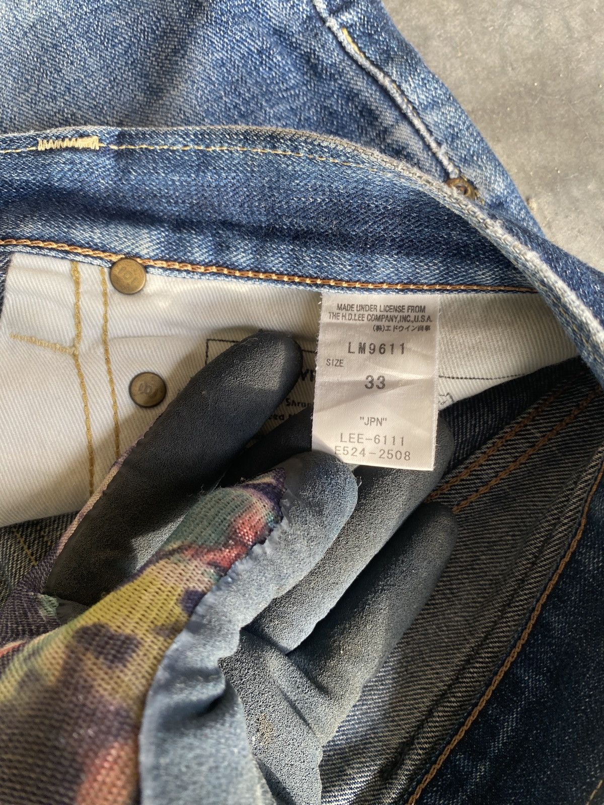 Lee × Vintage Vintage lee 101 selvedge denim Size US 33 - 10 Thumbnail