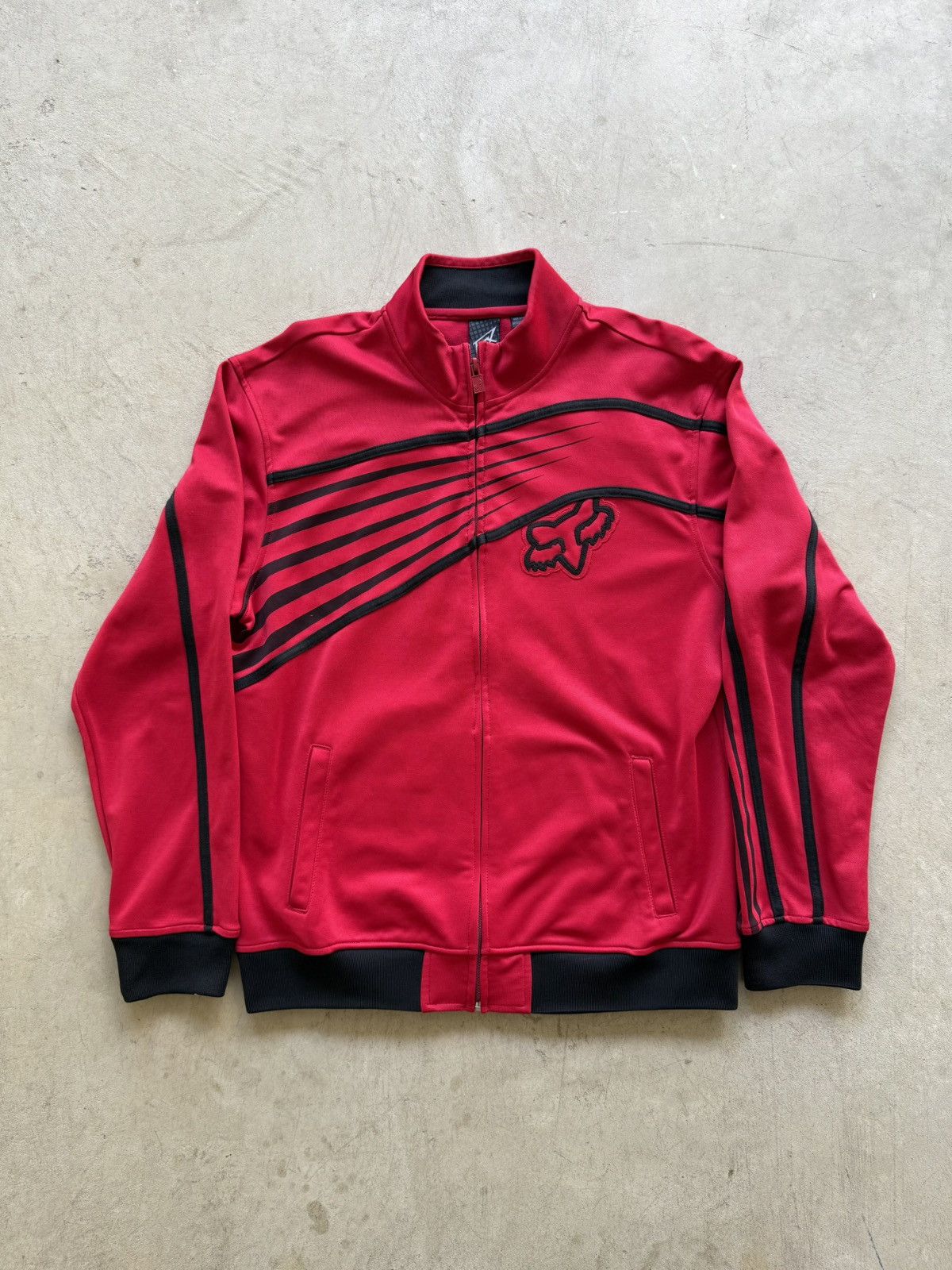 Fox Racing Vintage Fox Racing Zip Up Jacket Size US XL / EU 56 / 4 - 1 Thumbnail