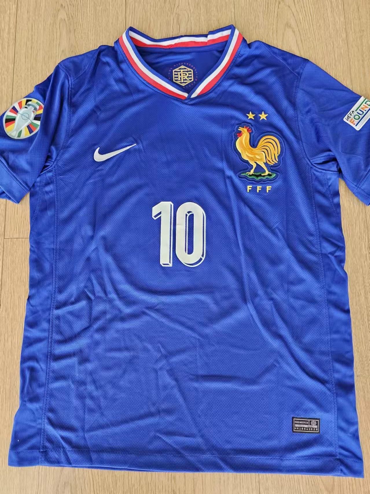 Other 2024 France #10 Mbappé Jersey Size US M / EU 48-50 / 2 - 2 Thumbnail