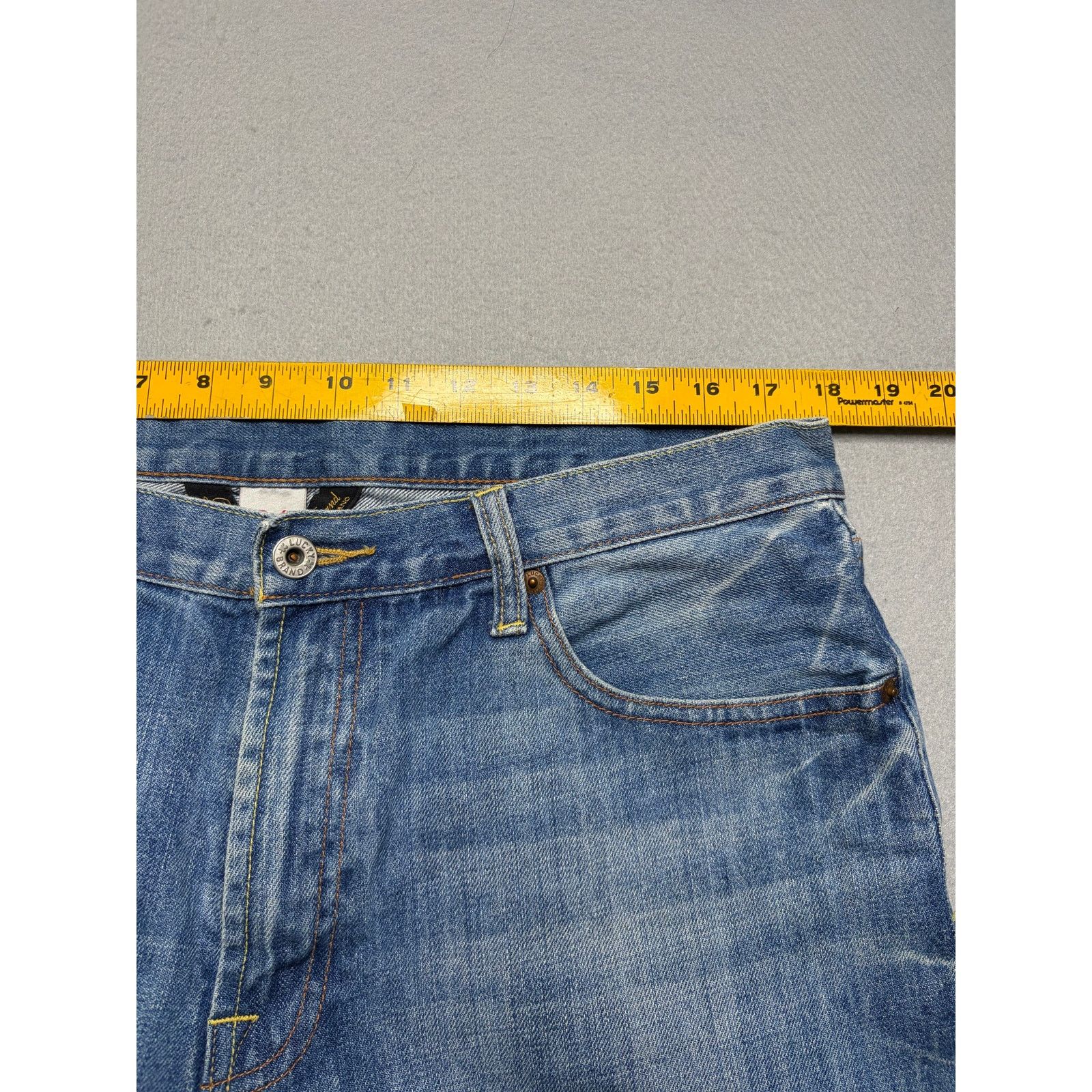 Lucky Brand Lucky Brand Sweet N Low Men’s Wide Leg Jeans Size 36 Y2K Size US 36 / EU 52 - 6 Thumbnail