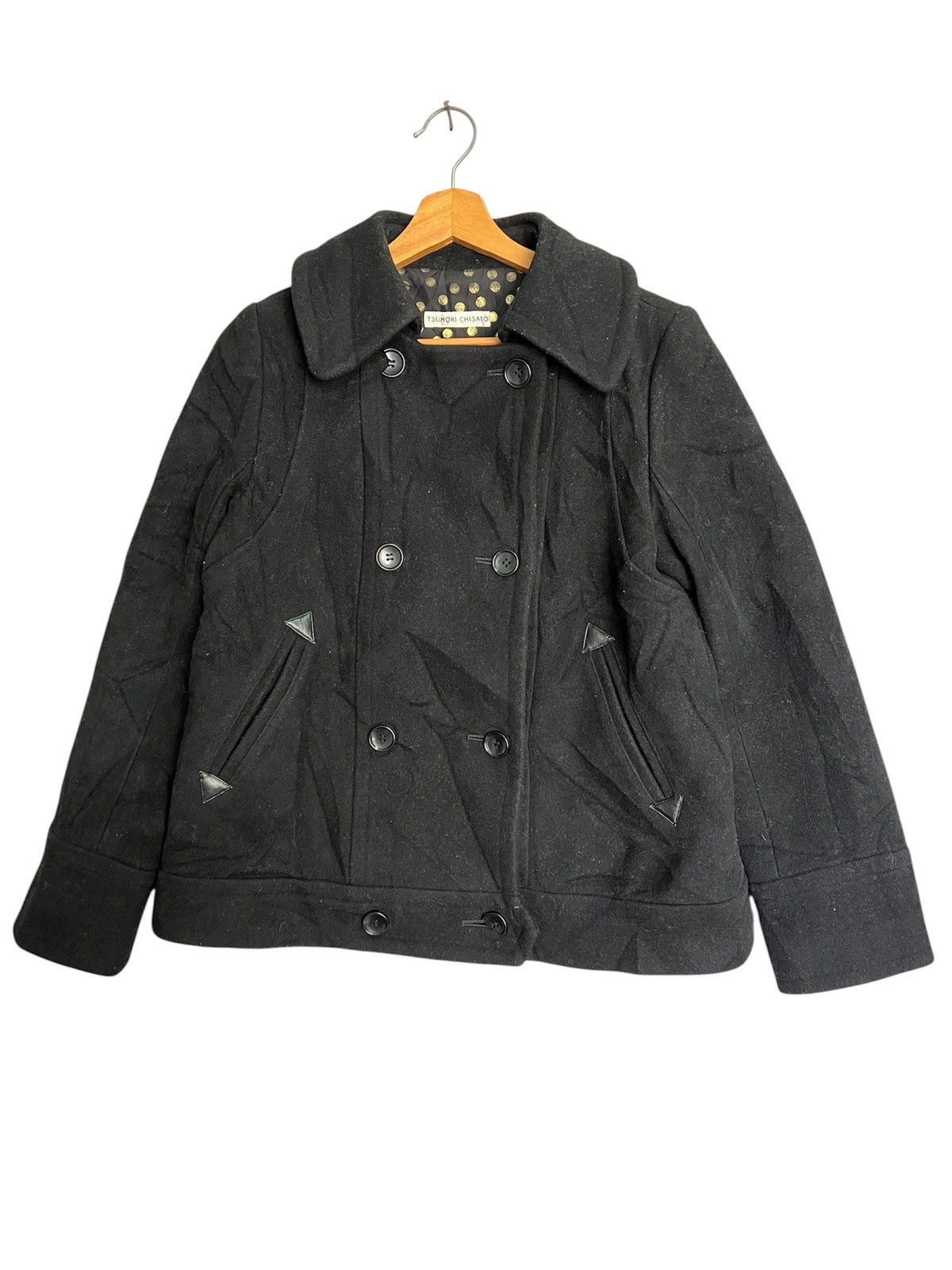 Tsumori Chisato 298. Tsumori Chisato Wool Peacoat jacket Size M / US 6-8 / IT 42-44 - 1 Thumbnail