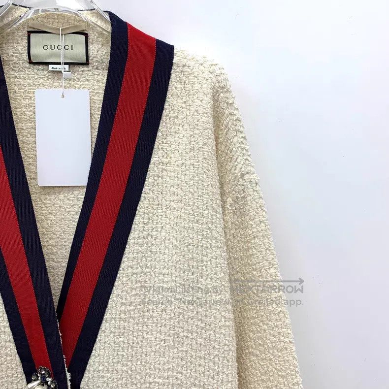 Gucci Gucci Colour-blocked striped rolled edge design diamond-en Size XS / US 0-2 / IT 36-38 - 3 Thumbnail