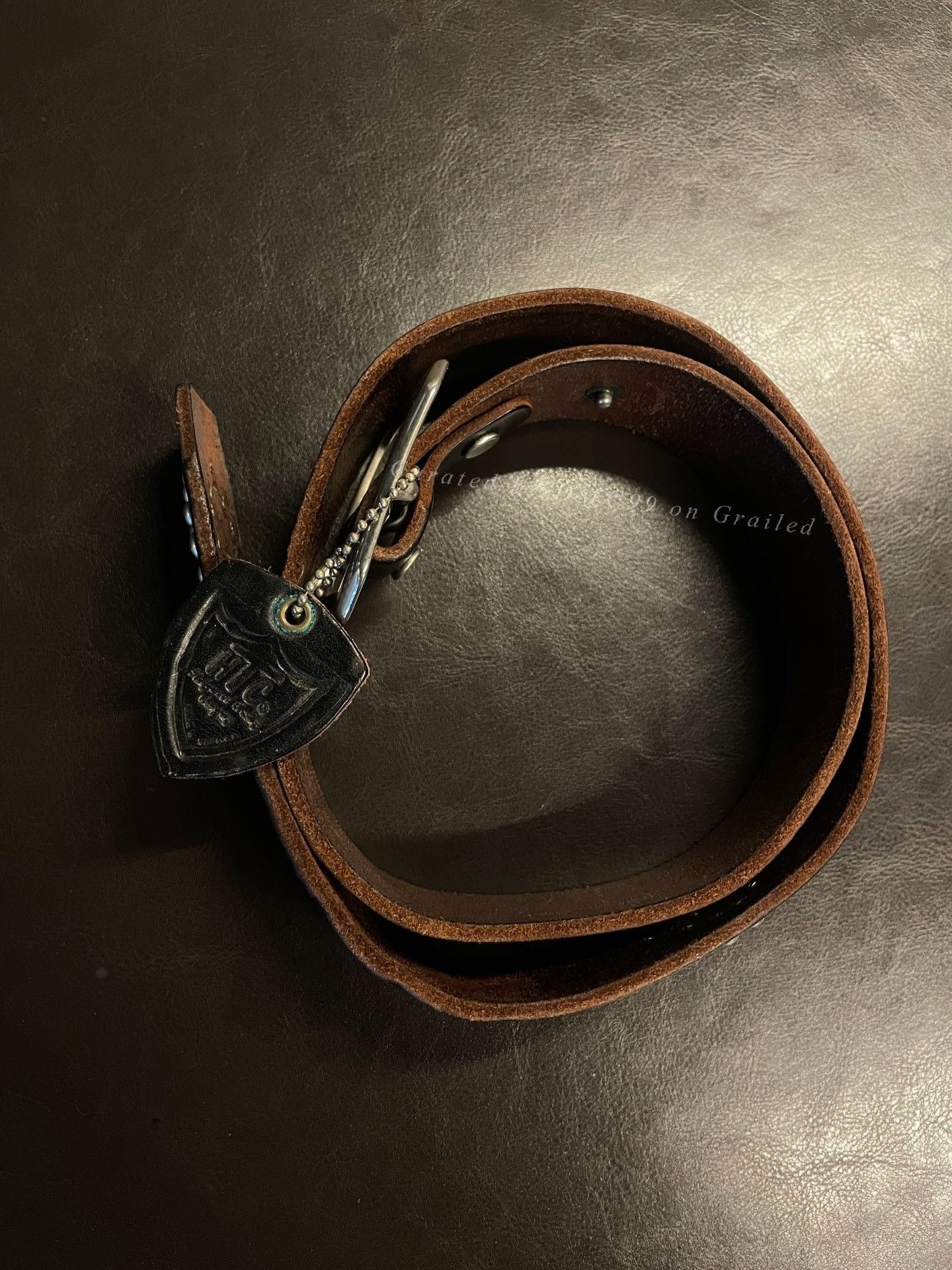 Vintage HTC Japanese-Made Black Crystal Belt 32 Size ONE SIZE - 1 Thumbnail