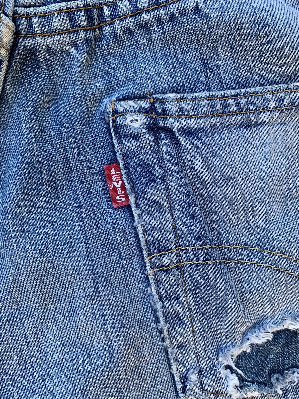 Levi's Levis Big E 501XX Made In Usa Selvedge Distressed denim Size US 30 / EU 46 - 17 Thumbnail