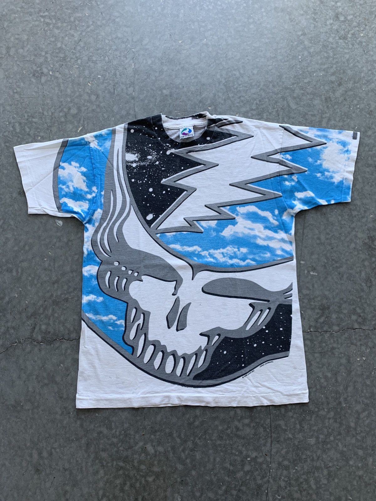 Grateful Dead × Liquid Blue × Vintage Rare Vintage 90s Liquid Blue Grateful Dead AOP West Coast Size US L / EU 52-54 / 3 - 1 Thumbnail