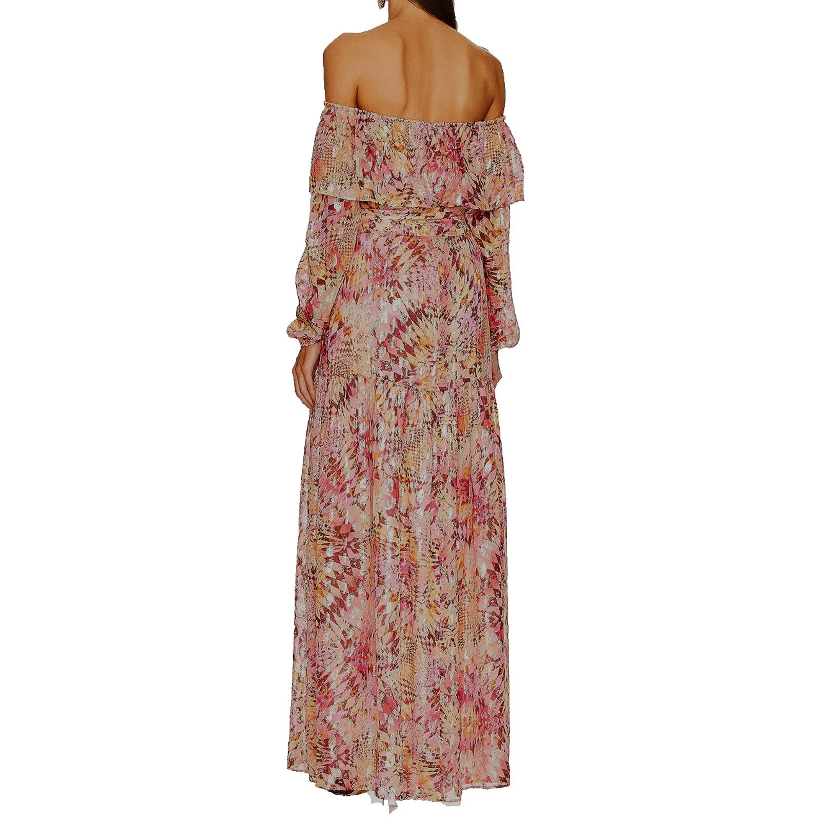 REVOLVE NWT DUNDAS X REVOLVE Silk Metallic Waist Belt Maxi Dress XS Size XS / US 0-2 / IT 36-38 - 2 Thumbnail