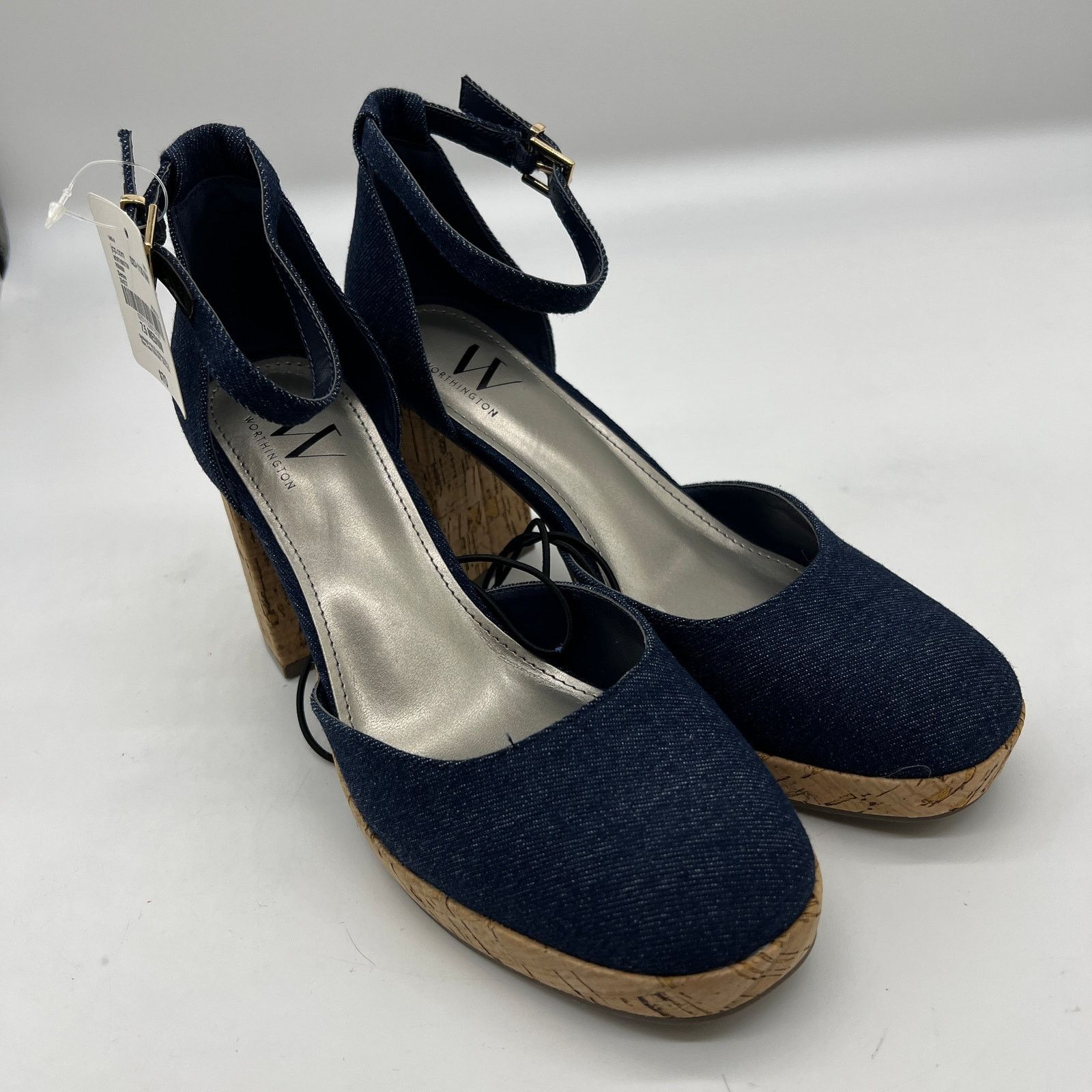 Other Worthington Womens Panama Block Heel Pumps 7.5 Size US 7.5 / IT 37.5 - 4 Thumbnail