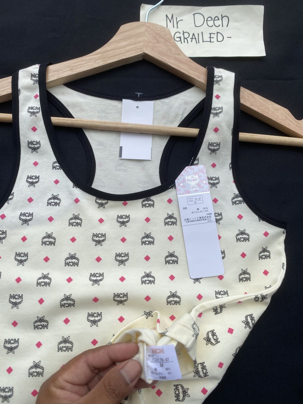 MCM Rare MCM Logos Sleeveless Top Size M / US 6-8 / IT 42-44 - 8 Thumbnail