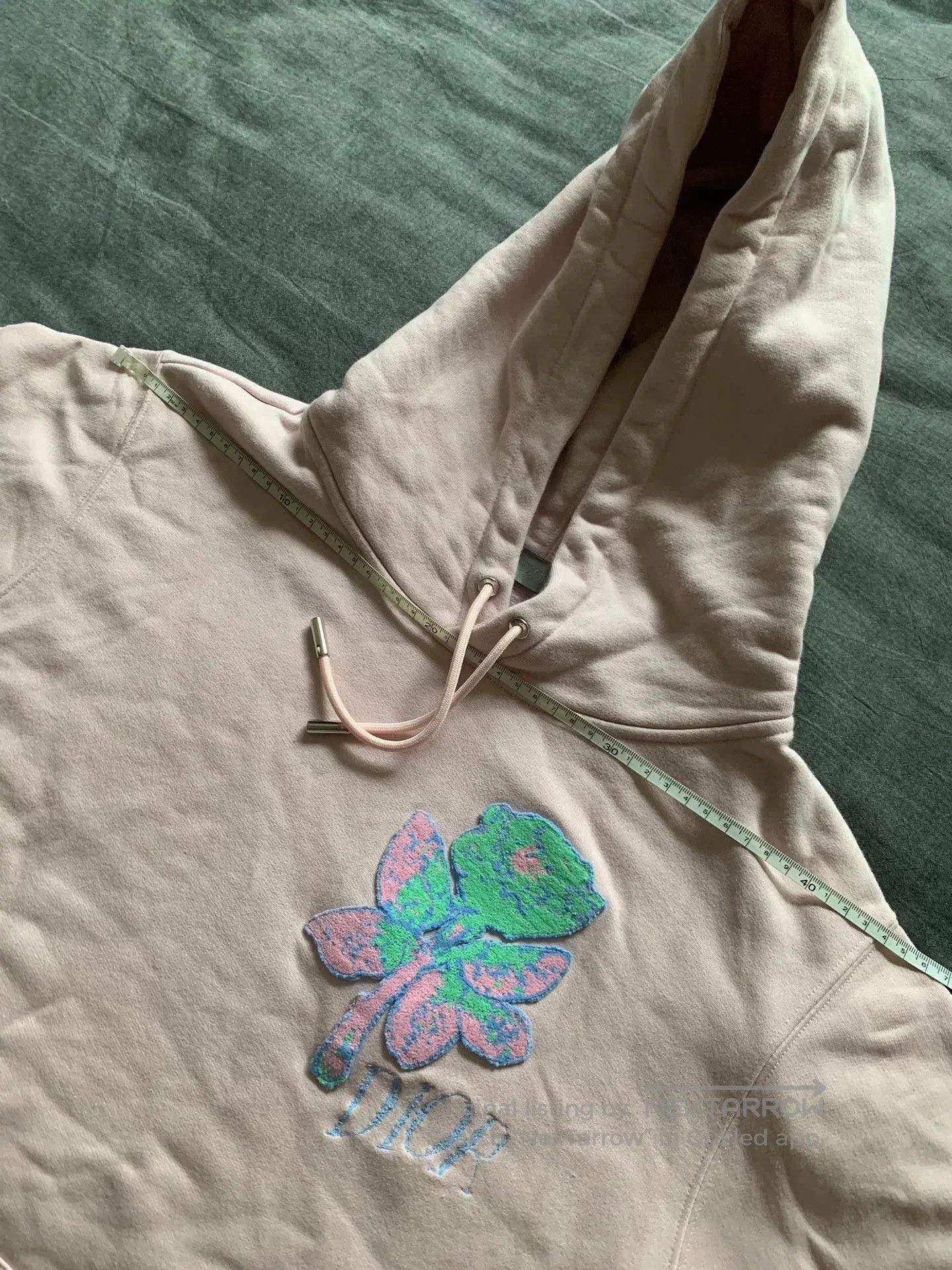 Dior Dior Rose Embroidery Pink Hoodie. Size XS / US 0-2 / IT 36-38 - 6 Thumbnail