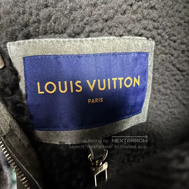 Louis Vuitton Louis Vuitton Brown Logo embossed lapel waist zip leather Size US S / EU 44-46 / 1 - 2 Thumbnail