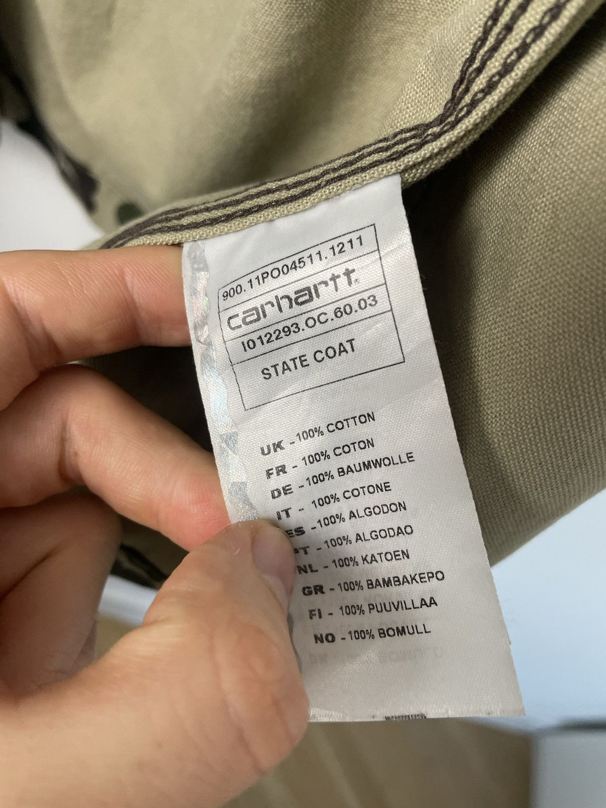 Carhartt Wip Carhartt Camo State Coat Jacket Michigan Rare Streetwear Y2k Size US M / EU 48-50 / 2 - 5 Thumbnail