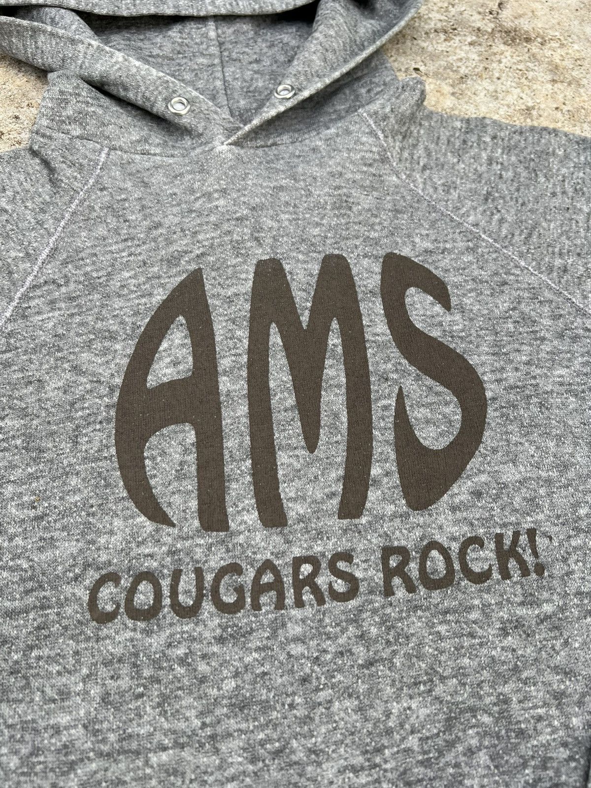 Vintage Vintage 70s Grey Hoodie Size US S / EU 44-46 / 1 - 5 Thumbnail