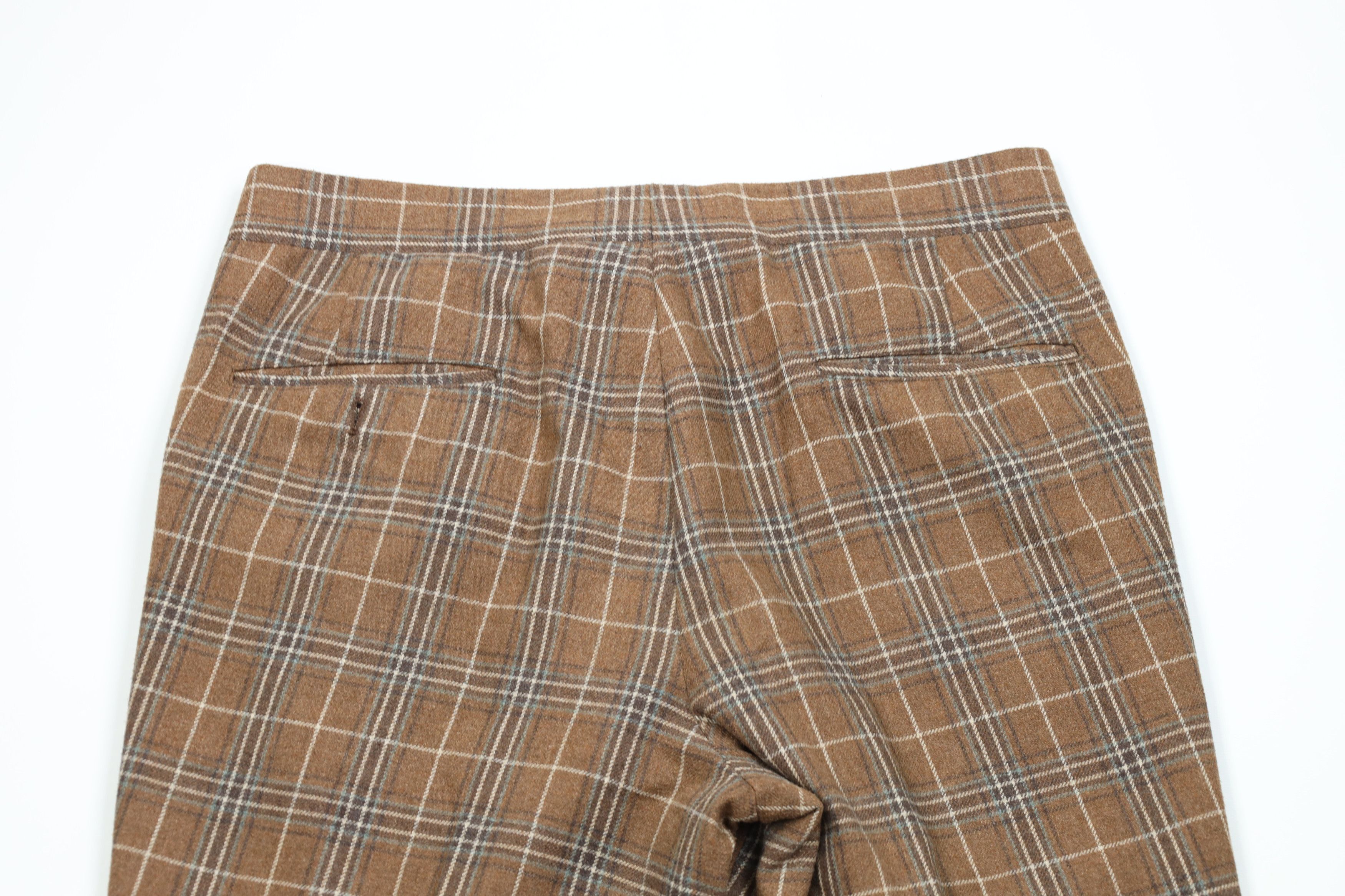 Vintage Vintage 70s Streetwear Flannel Bell Bottoms Pants Plaid USA Size US 34 / EU 50 - 10 Thumbnail