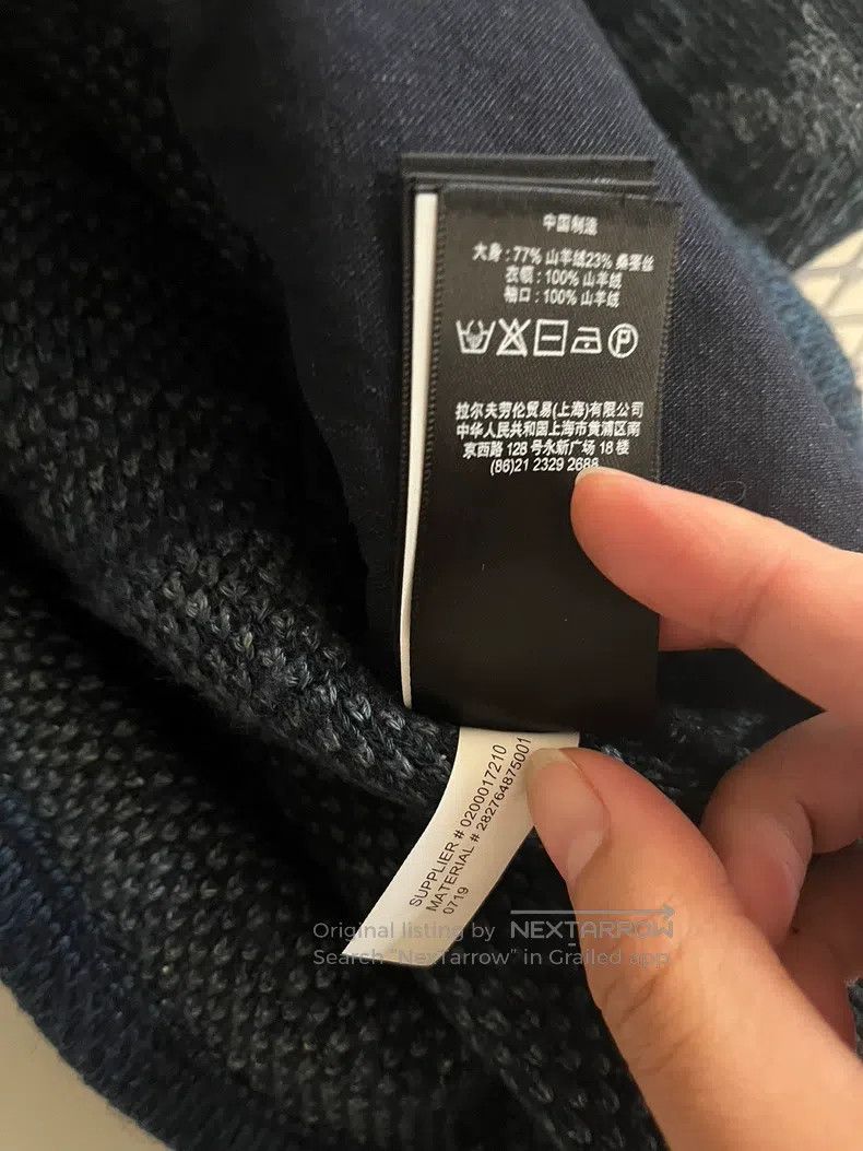 RRL Ralph Lauren RRL Ralph Lauren Chen Guanxi's same blue dyed Southwest sw Size US S / EU 44-46 / 1 - 4 Thumbnail