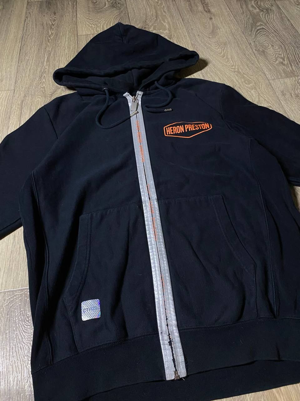 Heron Preston Preston reflective zip hoodie Size US M / EU 48-50 / 2 - 2 Thumbnail