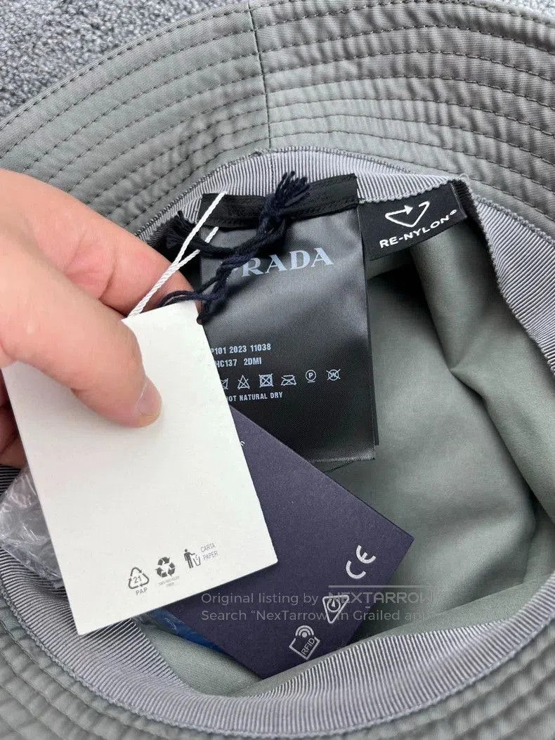 Prada Prada Re-Nylon Bucket Hat-yf. Size ONE SIZE - 4 Thumbnail
