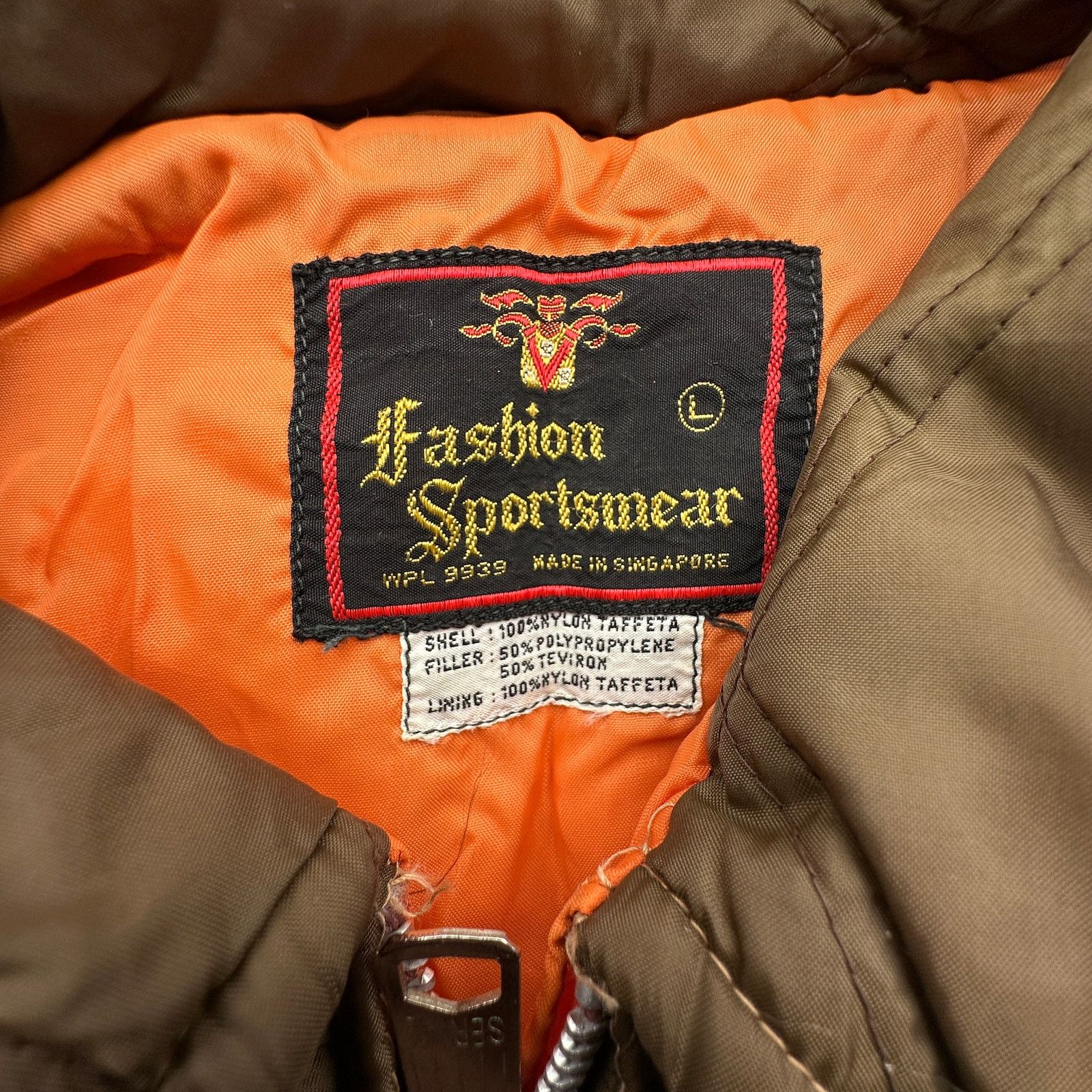 Auburn Sportswear Vintage 70s Fashion Sportswear Quilted Jacket Mens Large Size US L / EU 52-54 / 3 - 2 Thumbnail