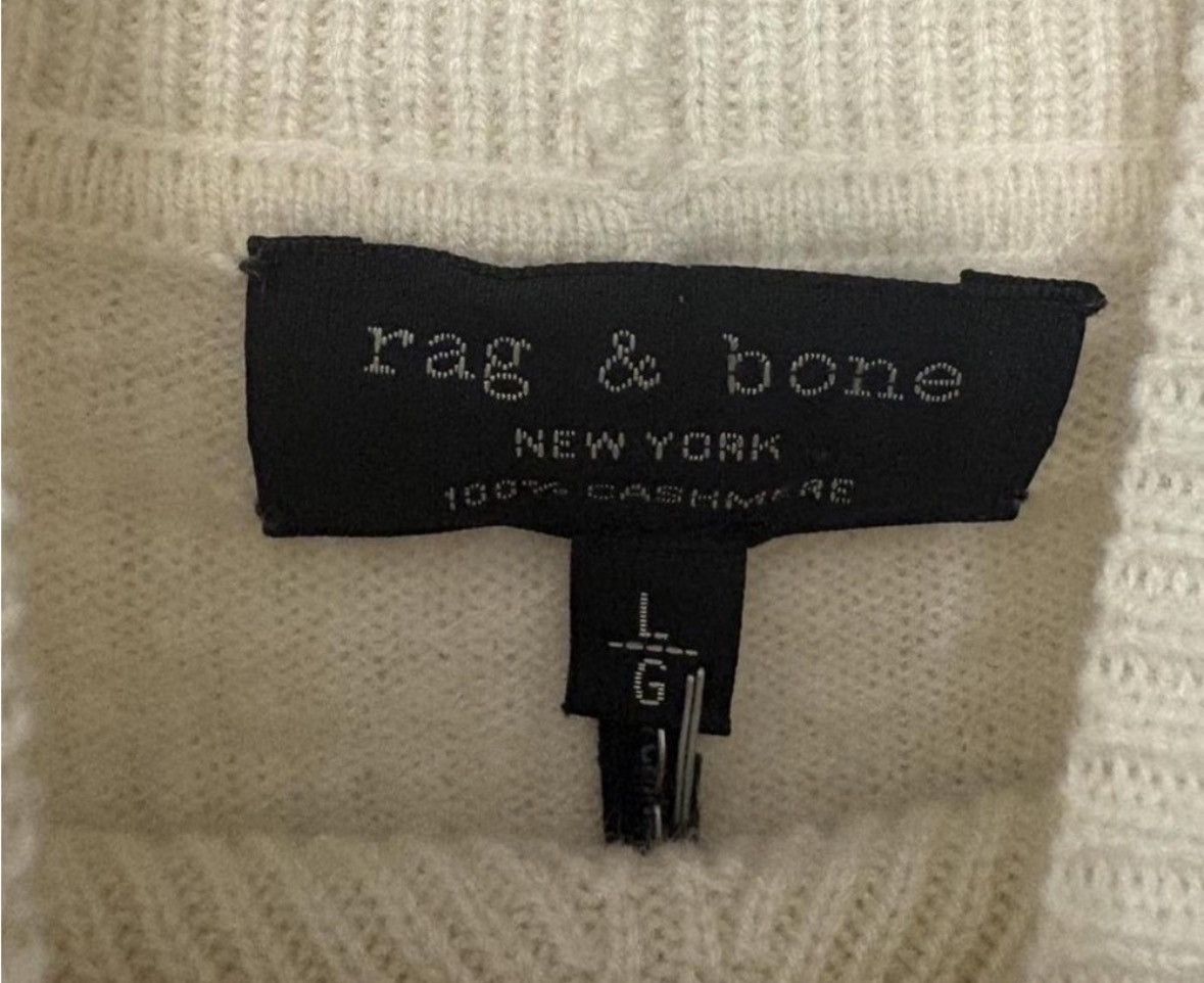Rag & Bone rag & bone Cream Cowl Neck Sweater Size L / US 10 / IT 46 - 3 Thumbnail