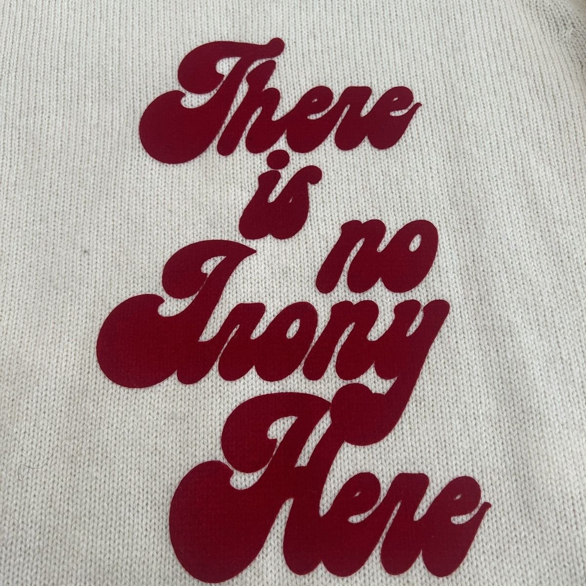Celine CELINE 2020SS “There is no Irony Here” KNIT SWEATER WHITE Size US XS / EU 42 / 0 - 3 Thumbnail