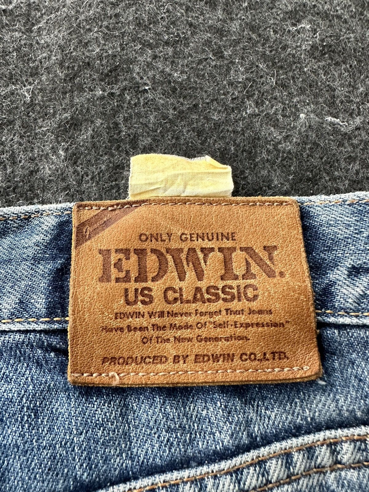 Edwin Edwin Us Classic Scovill Button Washed Vintage Denim D508 Size US 32 / EU 48 - 10 Thumbnail