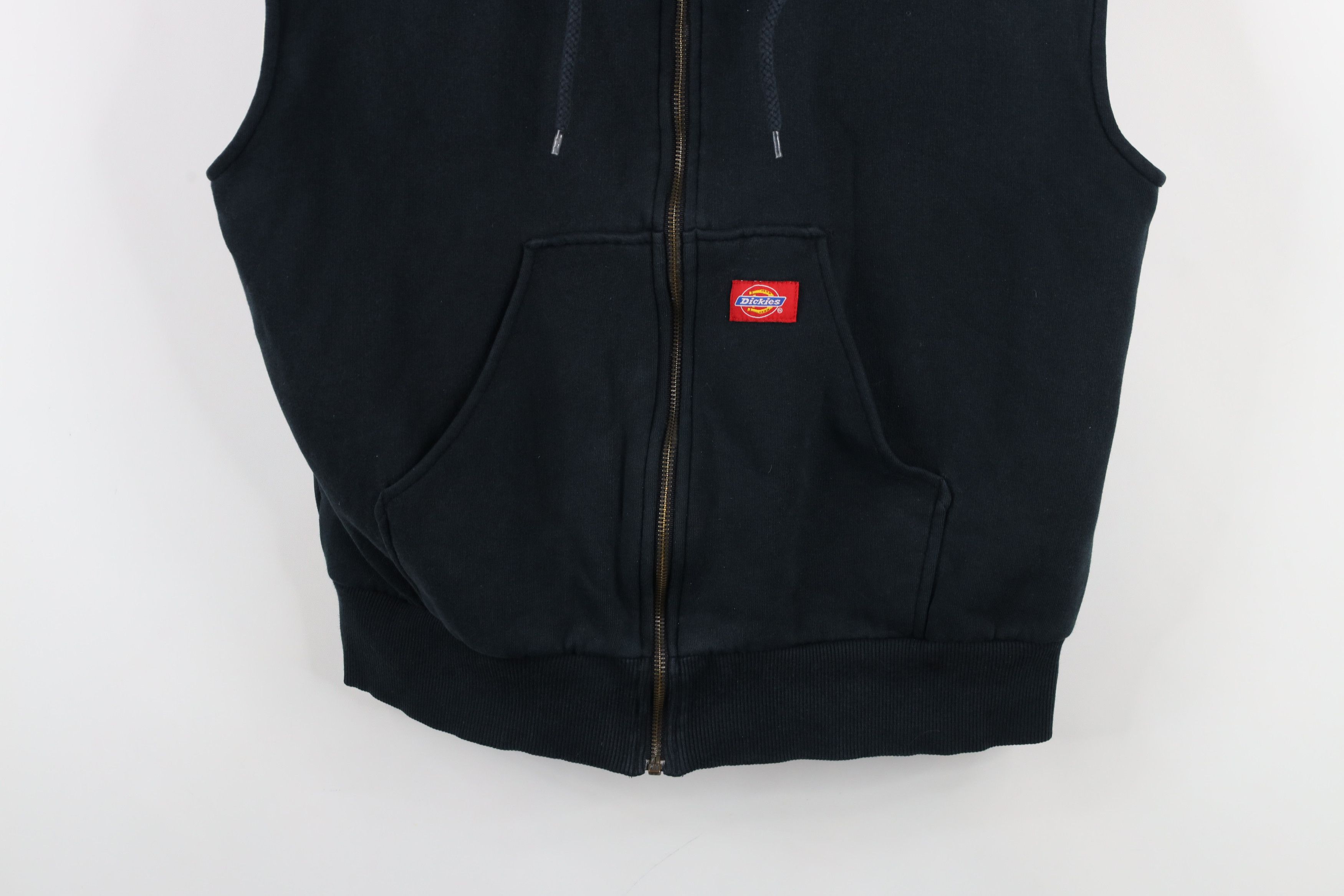 Dickies × Vintage Vintage 90s Dickies Thermal Lined Sleeveless Full Zip Hoodie Size US S / EU 44-46 / 1 - 3 Thumbnail