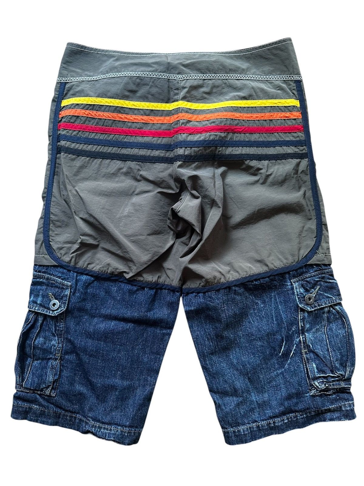 Dolce & Gabbana Dolce Gabbana SS06 Swimming Hybrid Denim Shorts Size US 31 - 3 Thumbnail