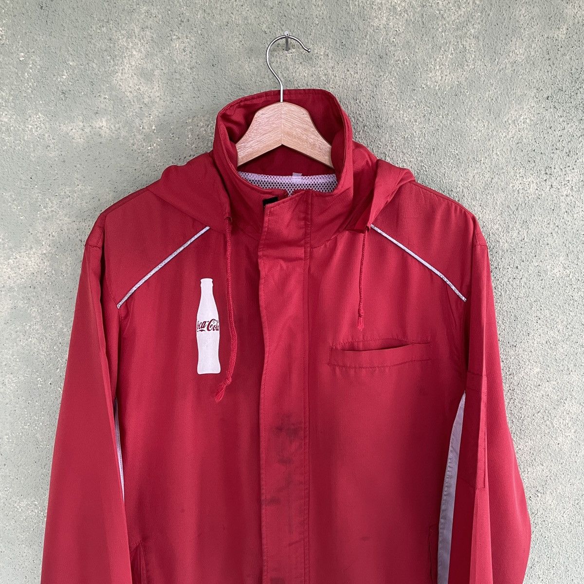 Coca Cola Vintage Coca-Cola Spell Logo Zipper Ups Hooded Jacket Size US L / EU 52-54 / 3 - 4 Thumbnail