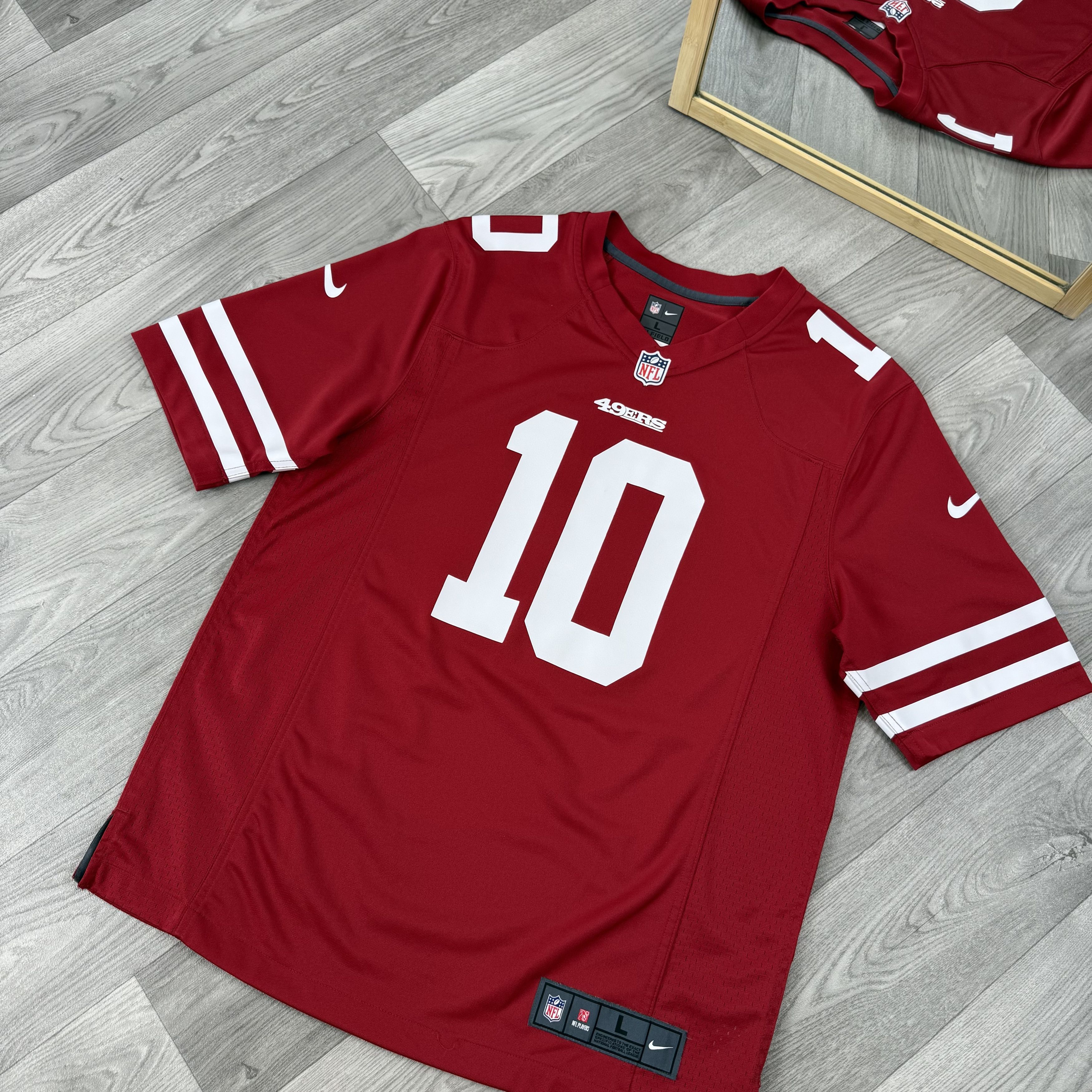 Nike Nike 49ers Garoppolo 10 NFL Red Jersey Shirt L Size US L / EU 52-54 / 3 - 3 Thumbnail