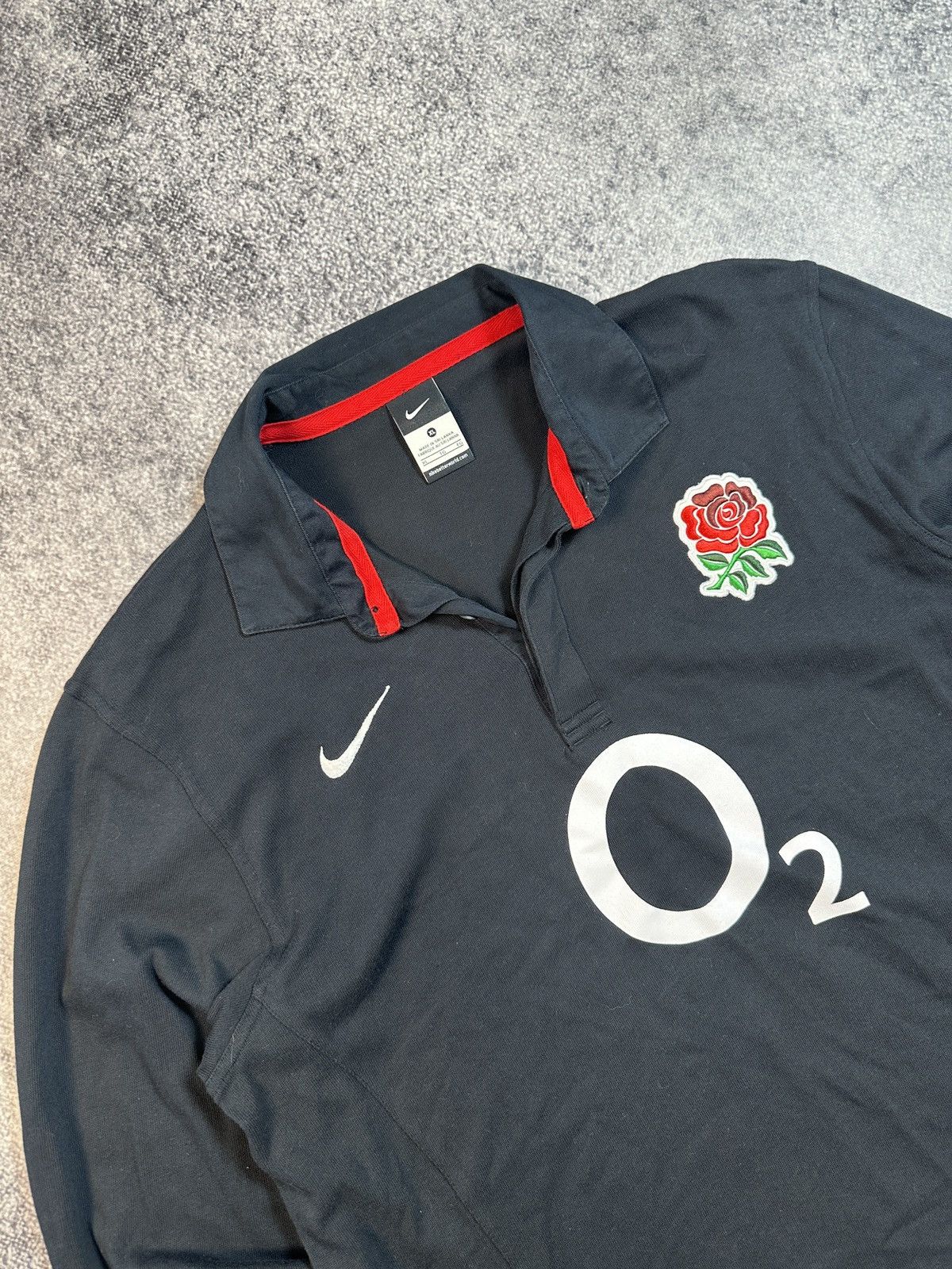 Nike × Vintage Y2k vintage Nike England Long Rugby Streetwear Jersey VTg XL Size US XL / EU 56 / 4 - 2 Thumbnail