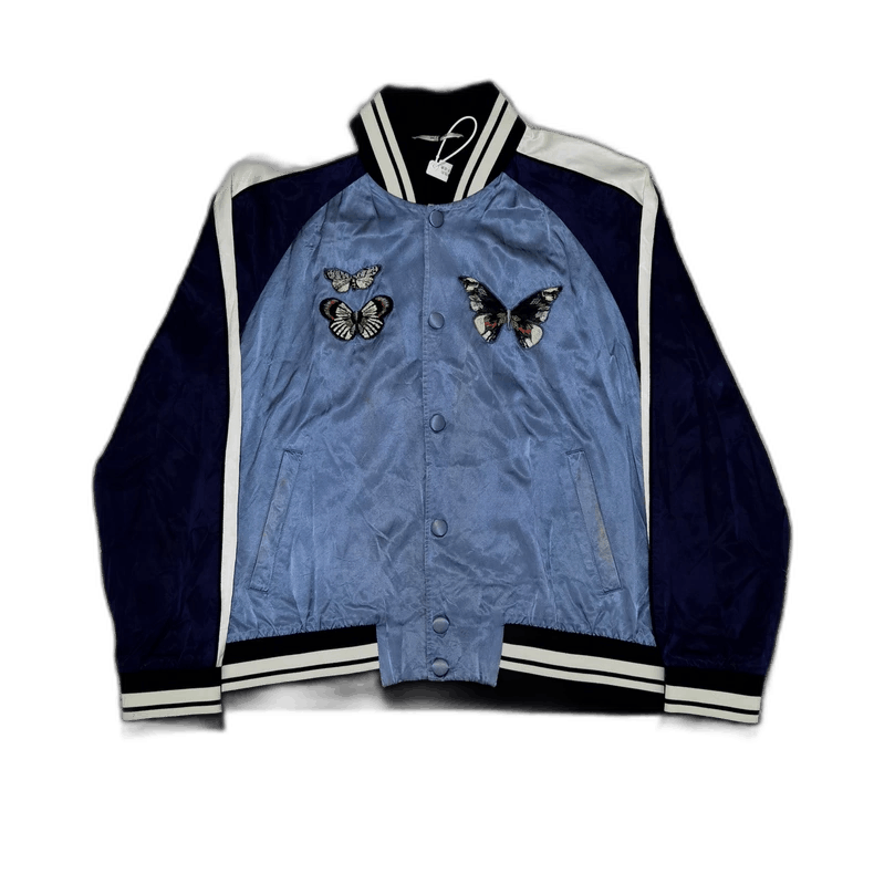 Valentino Valentino Butterfly Embroidered Silk Jacket Size US M / EU 48-50 / 2 - 1 Thumbnail