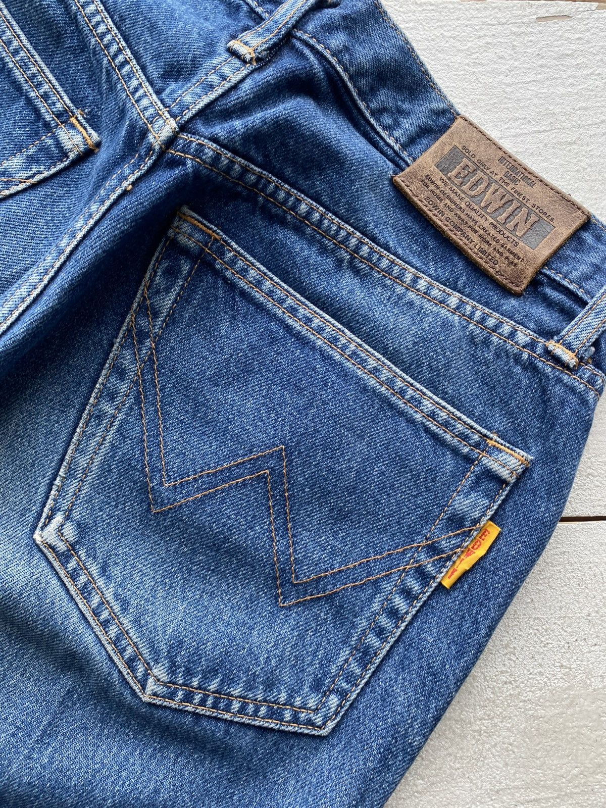 Edwin Japanese Vintage Edwin Distressed Slim Tapered Fit Jeans Size US 30 / EU 46 - 12 Thumbnail