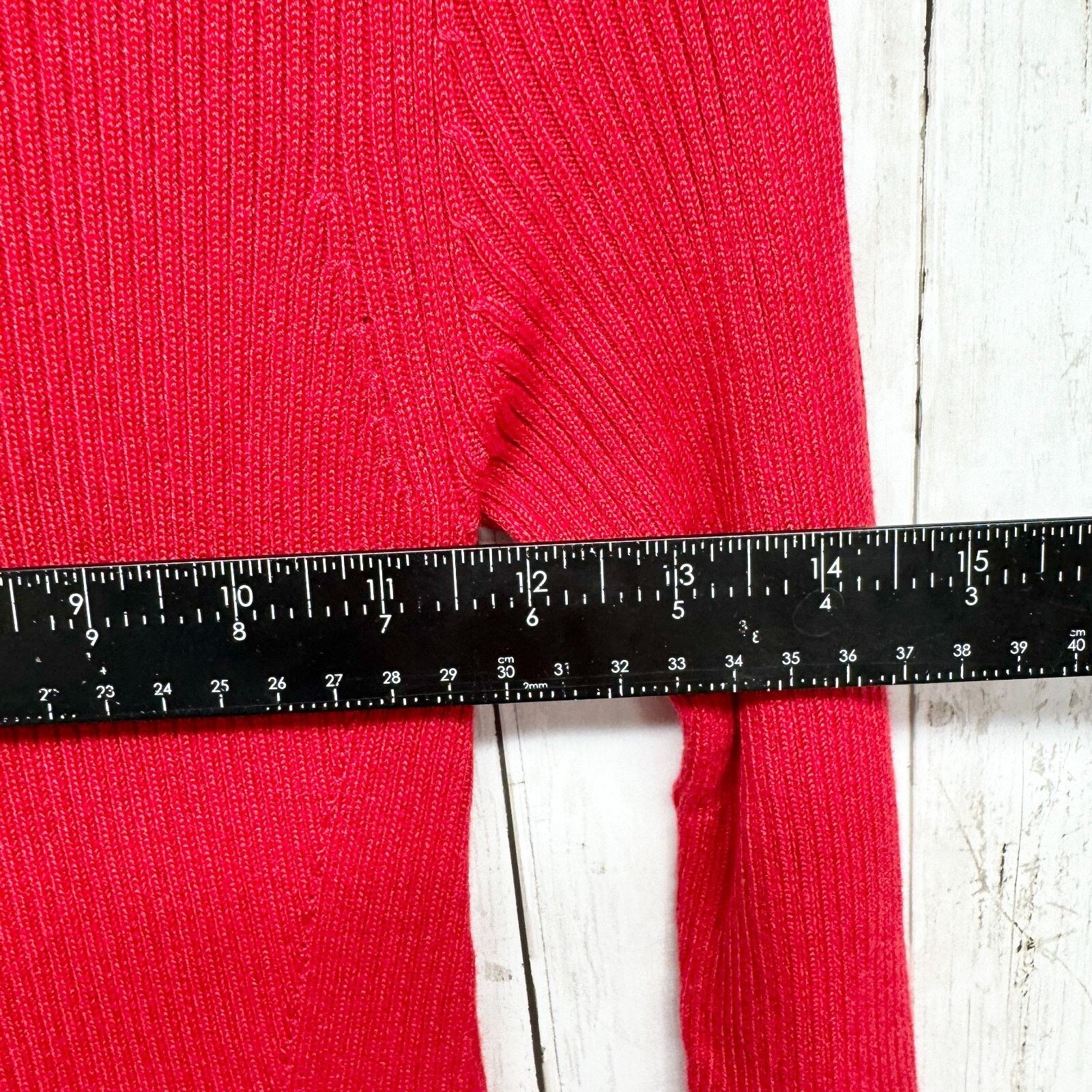 Other The Limited Dress Sz XS Long Sleeve Rib Tight Knit Sweater Size XS / US 0-2 / IT 36-38 - 3 Thumbnail