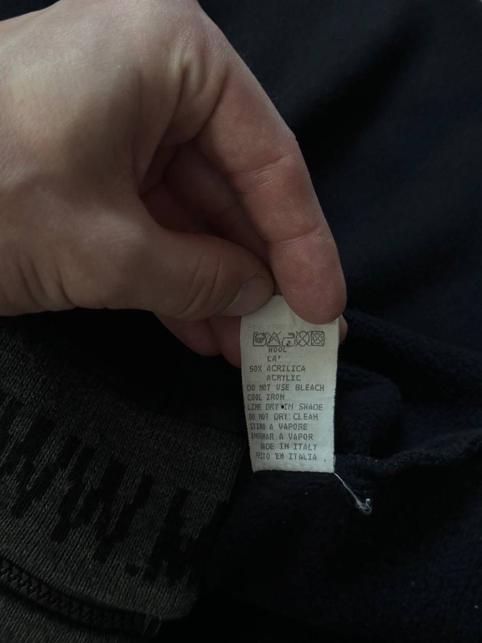 Moschino Moschino Jeans Black Wool Zip Sweatshirt Made in Italy Y2K Size US M / EU 48-50 / 2 - 11 Thumbnail