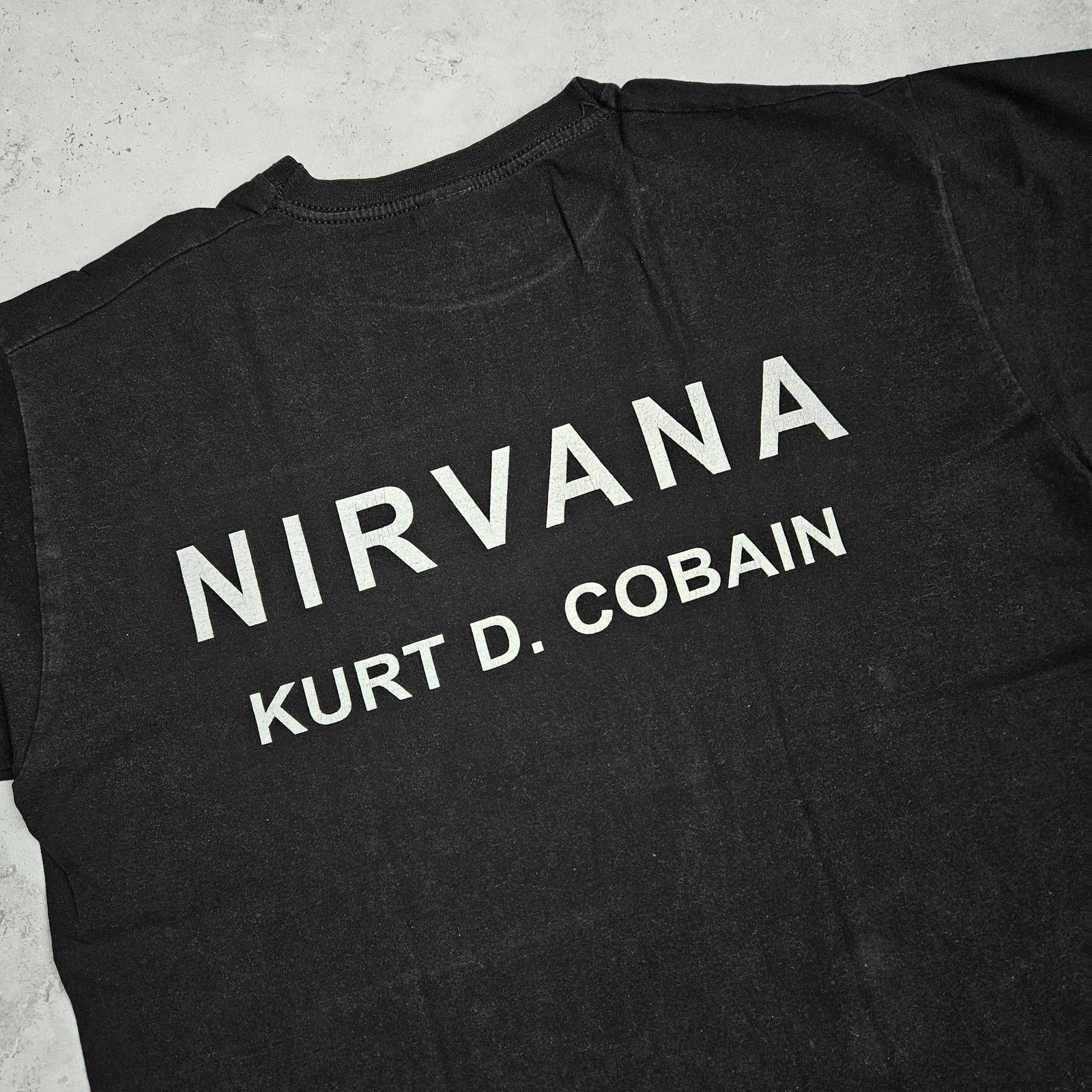 Band Tees × Nirvana Nirvana Kurt Cobain Bootleg Tee Size US L / EU 52-54 / 3 - 4 Thumbnail