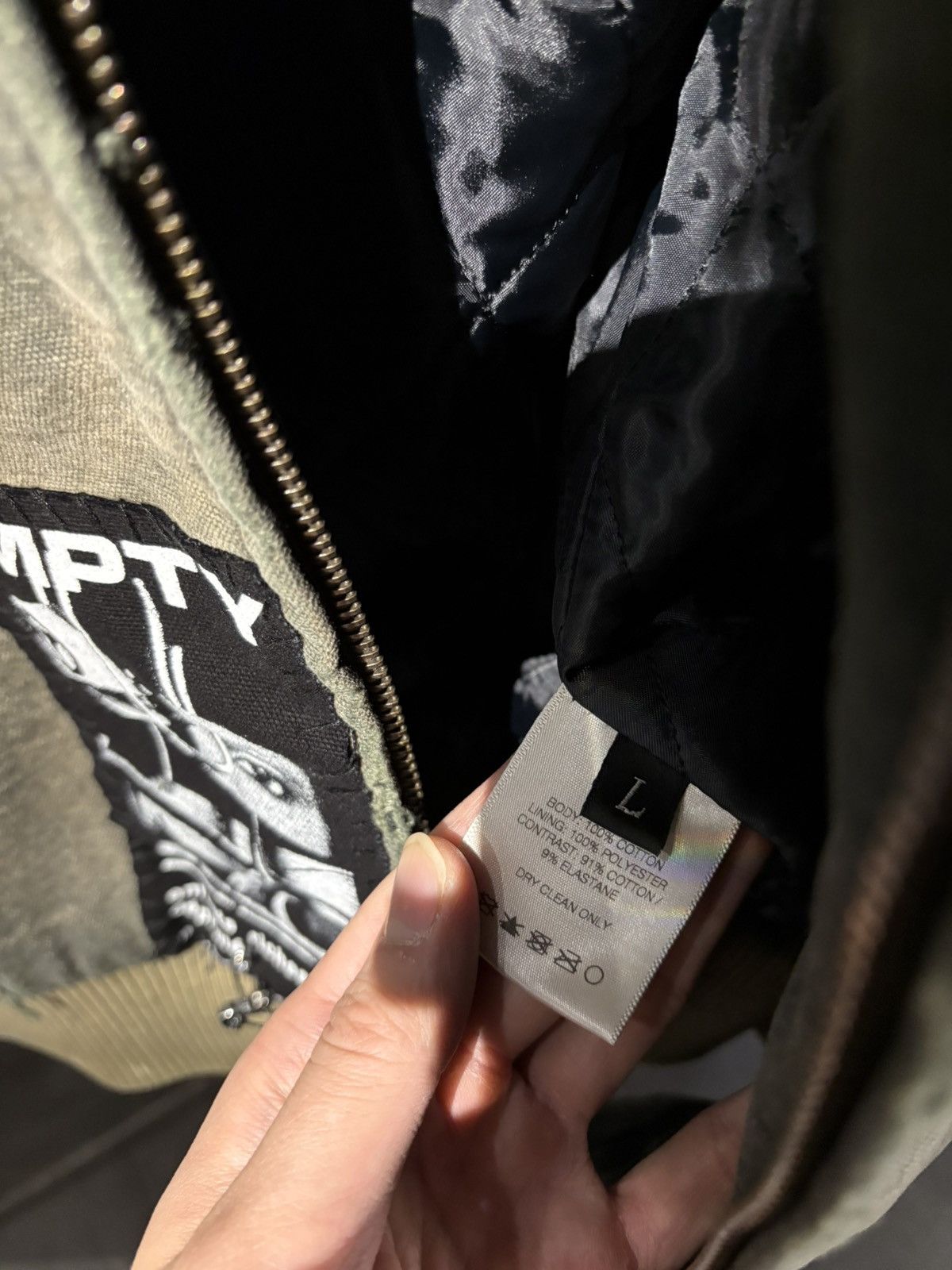 Enfants Riches Deprimes ENFANTS RICHES DEPRIMES WAR STARTED HOODED WORK JACKET Size US L / EU 52-54 / 3 - 6 Thumbnail