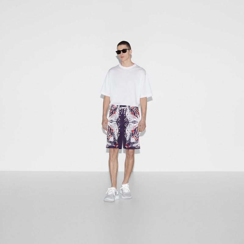 Gucci o1loc1c1225 790976 Bandana Print Swim Short in Multicolor Size US 28 / EU 44 - 3 Thumbnail
