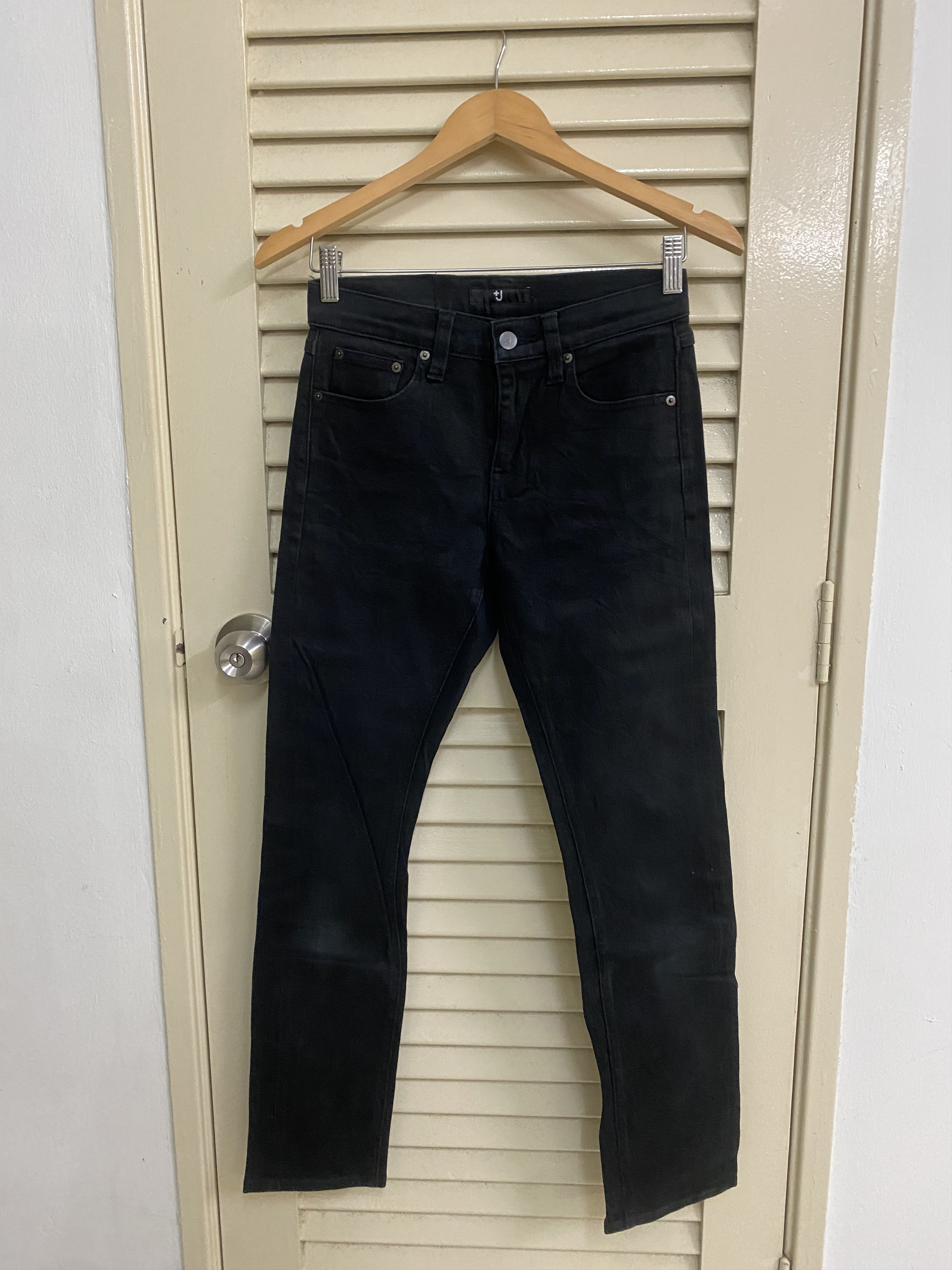 Jil Sander Jil Sander Black Selvedge Denim Size US 27 - 1 Thumbnail