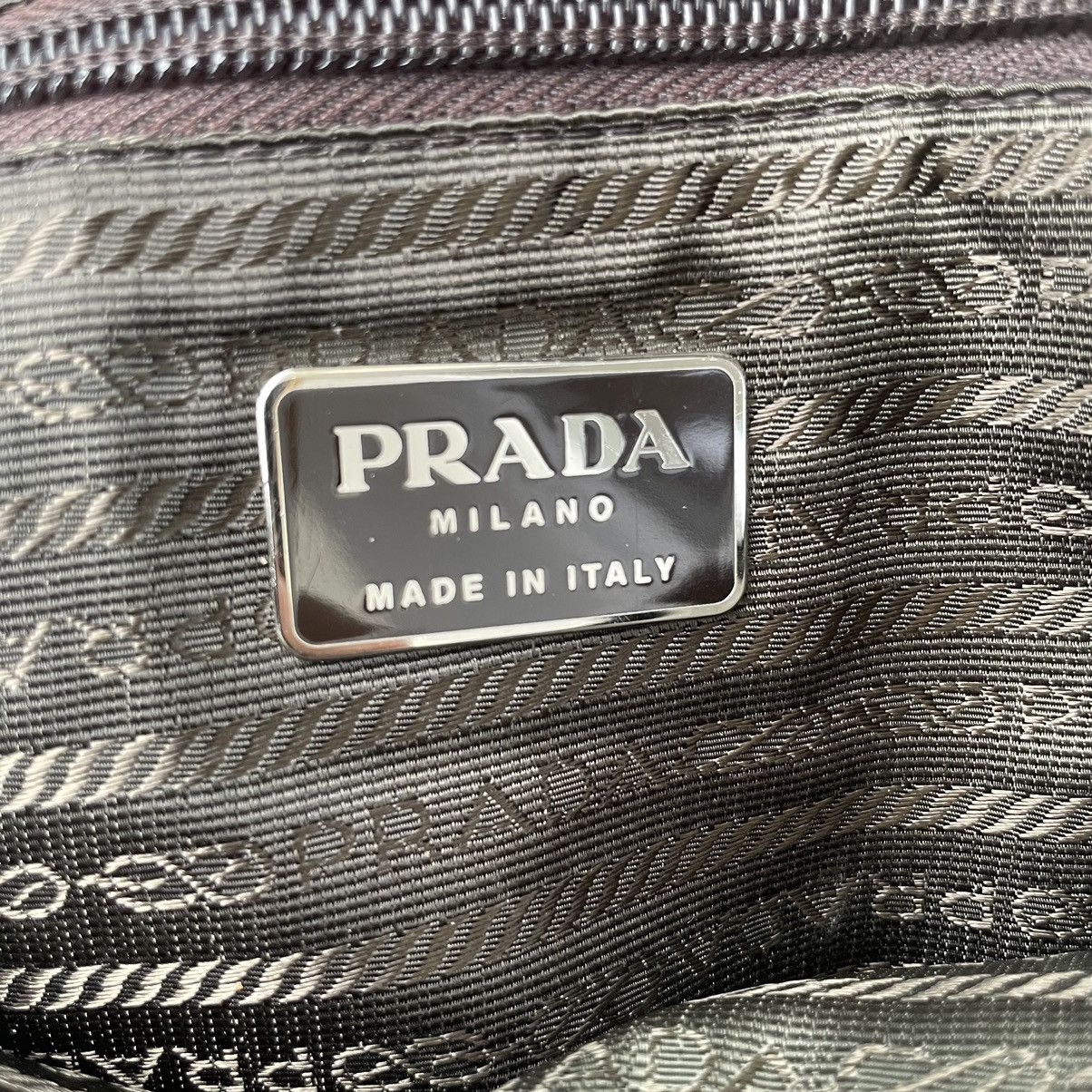BEIGE PRADA SMALL HANDLE CROSSBODY SHOULDER BAG RETRO