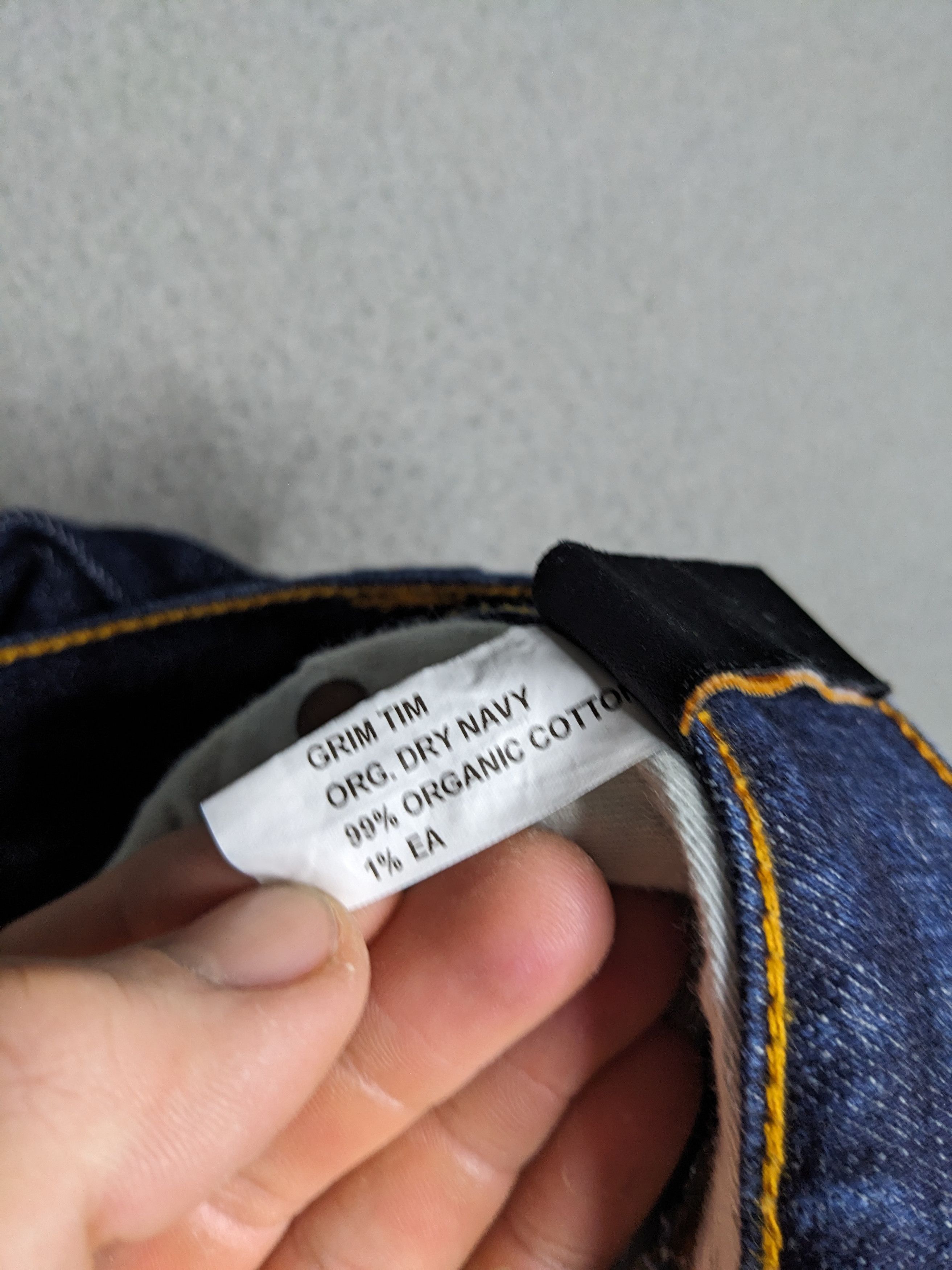 Nudie Jeans Nudie Jeans 30x31 Grim Tim Blue Denim Low Rise Slim Straight Size US 30 / EU 46 - 14 Thumbnail