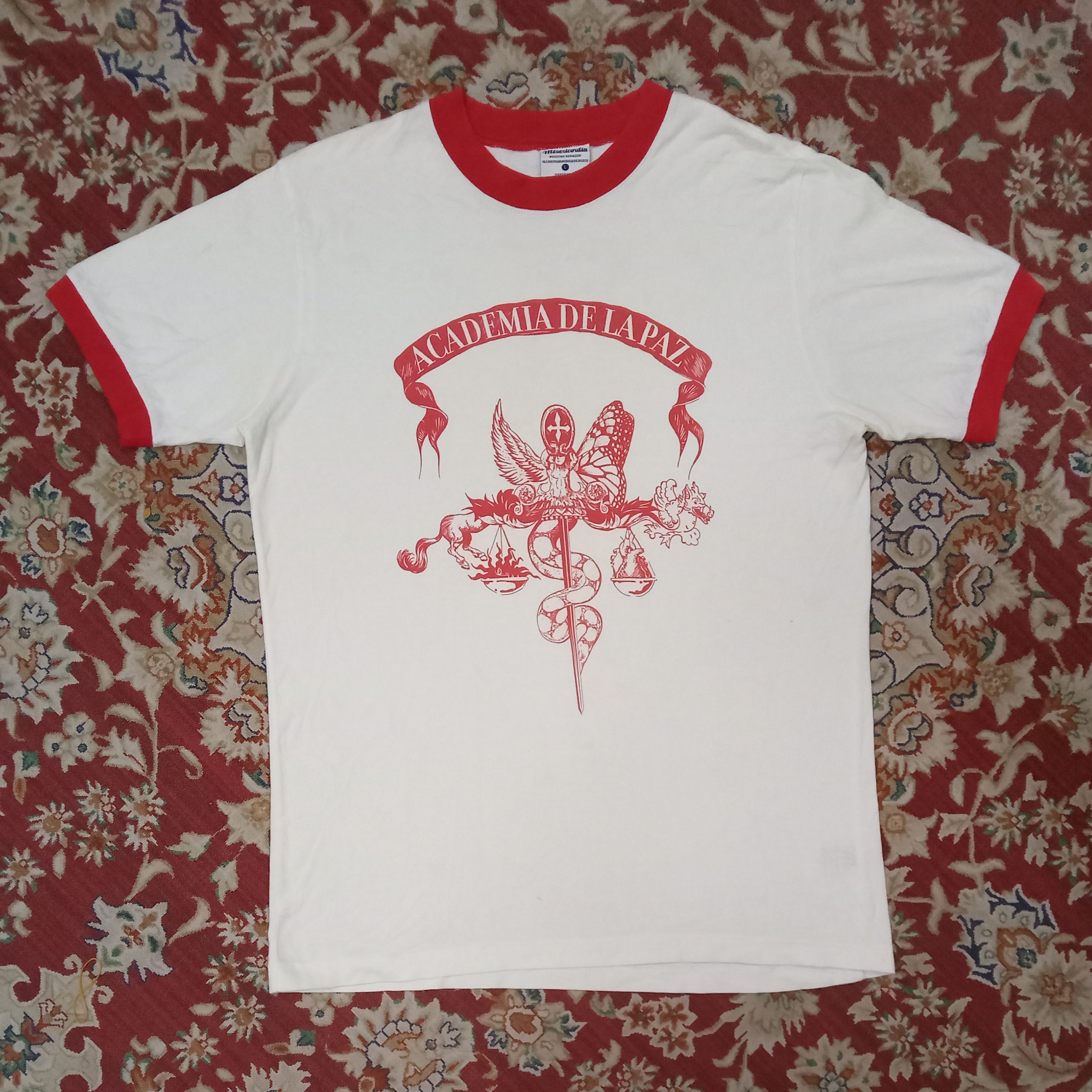 Other Misericordia Academia De La paz Rare Ringer Tee Size US L / EU 52-54 / 3 - 1 Thumbnail